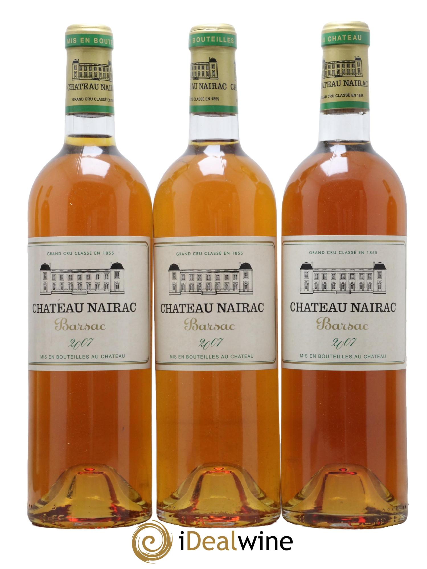 Château Nairac 2ème Grand Cru Classé 2007 - Lotto di 3 bottiglie - 0