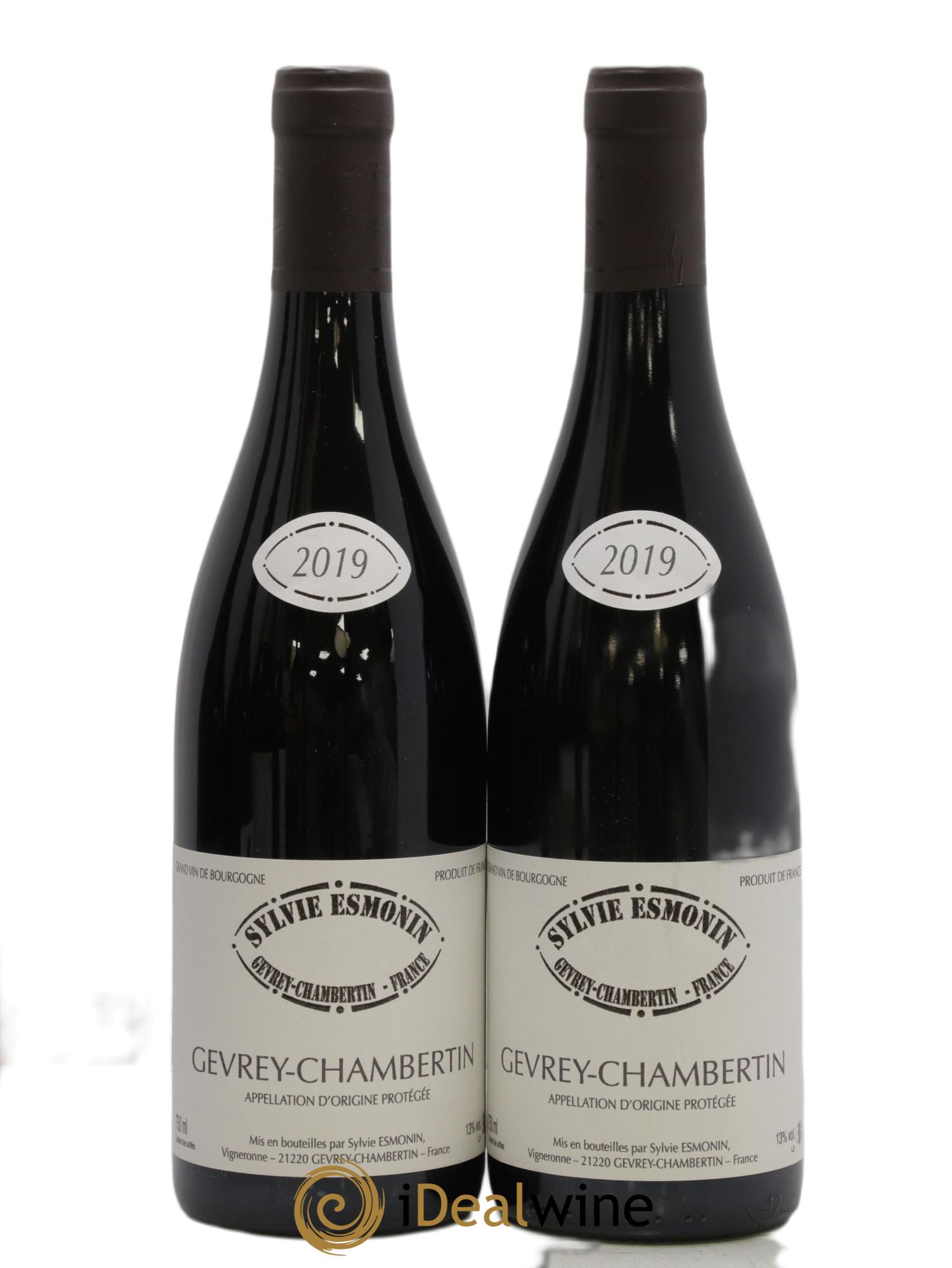 Gevrey-Chambertin Sylvie Esmonin 2019 - Lot de 2 bouteilles - 0