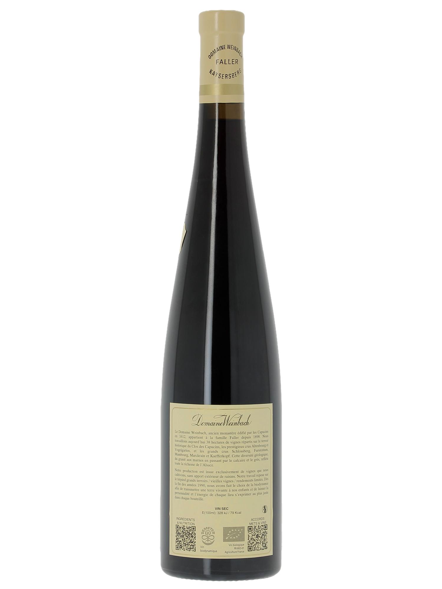 Alsace Pinot Noir Altenbourg Weinbach (Domaine) 2023 - Lot de 1 bouteille - 1