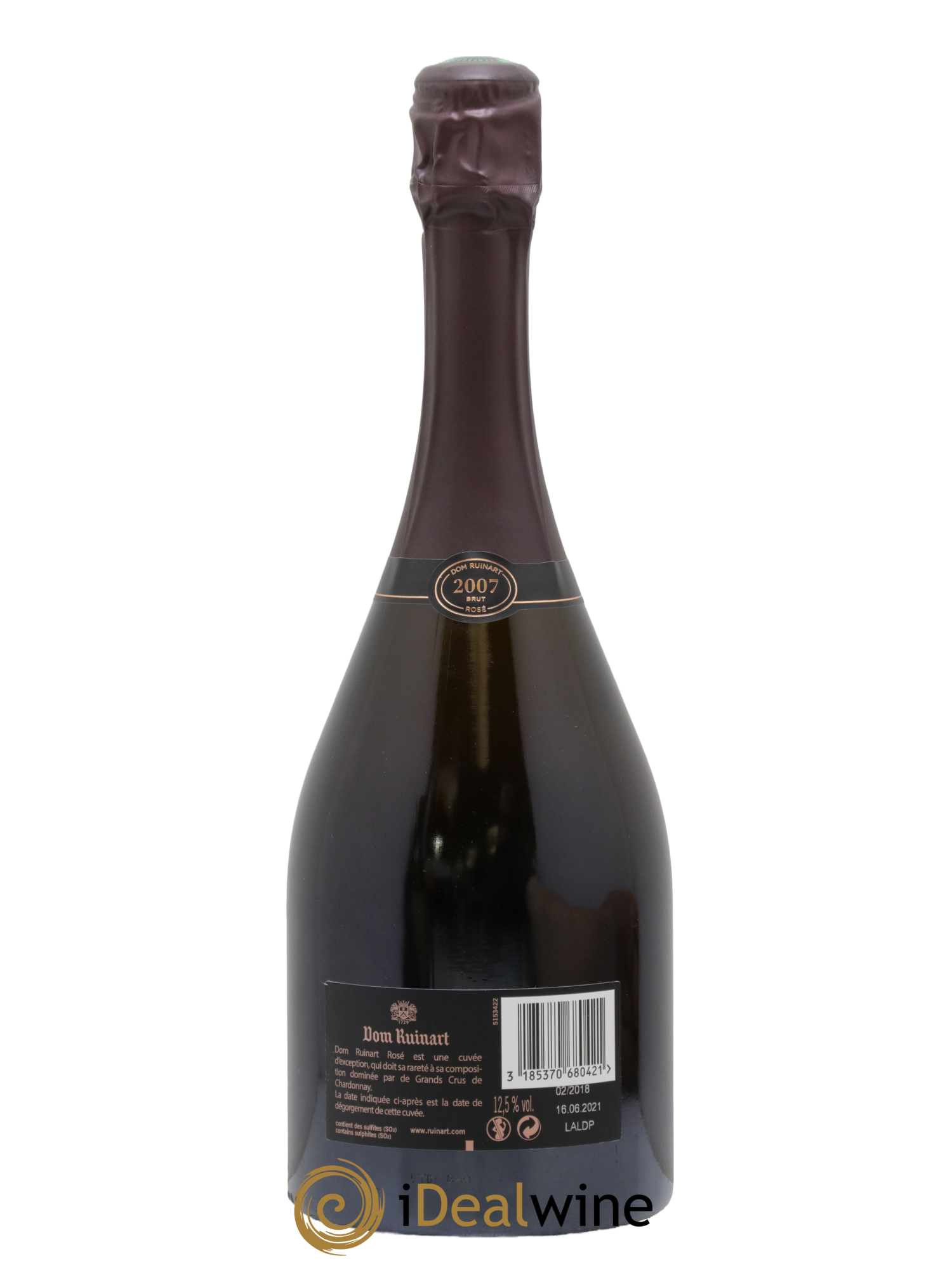 Dom Ruinart Brut Ruinart 2007 - Lot de 1 bouteille - 2