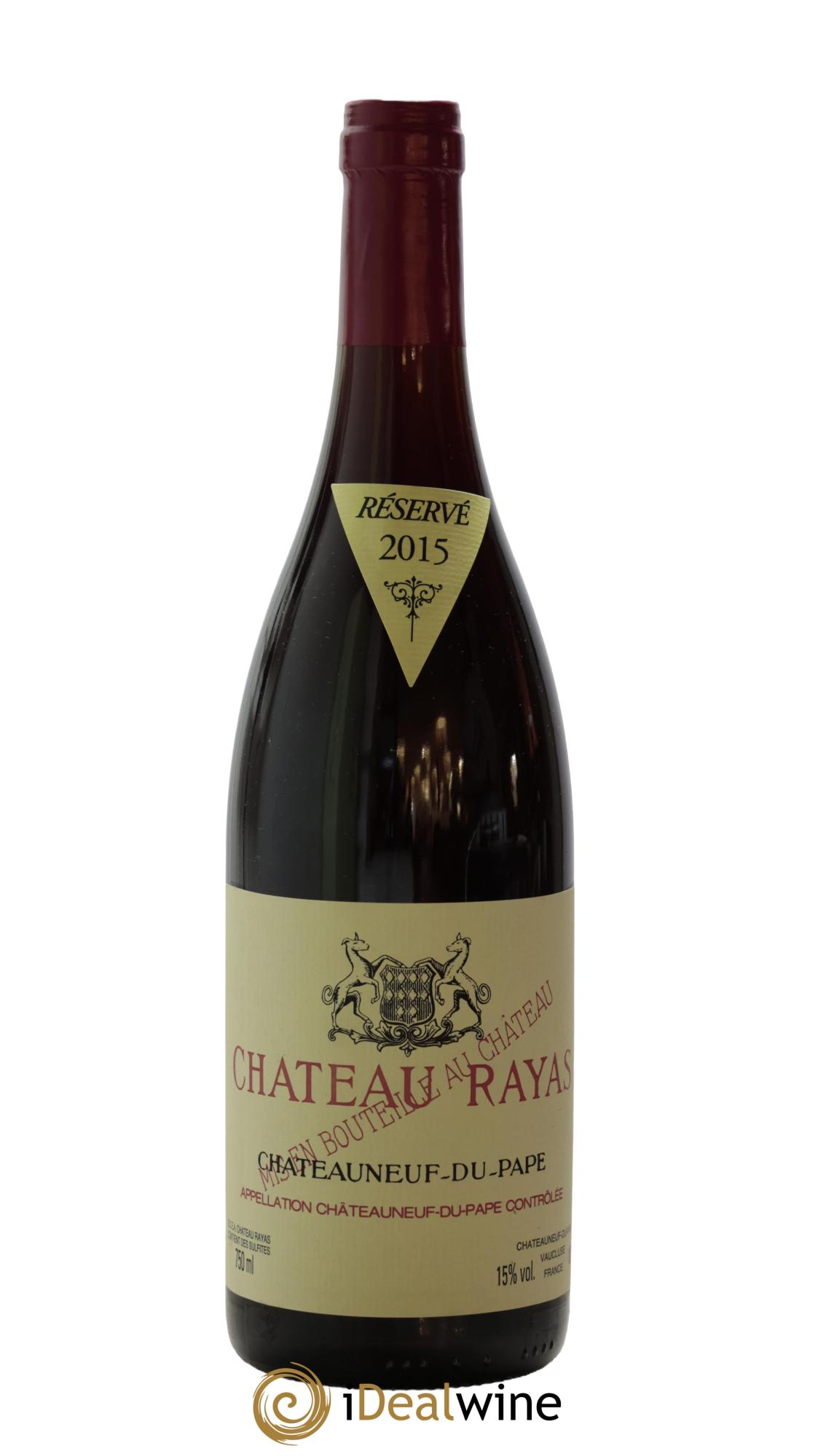 Châteauneuf-du-Pape Château Rayas Emmanuel Reynaud 2015 - Lot of 1 bottle - 0
