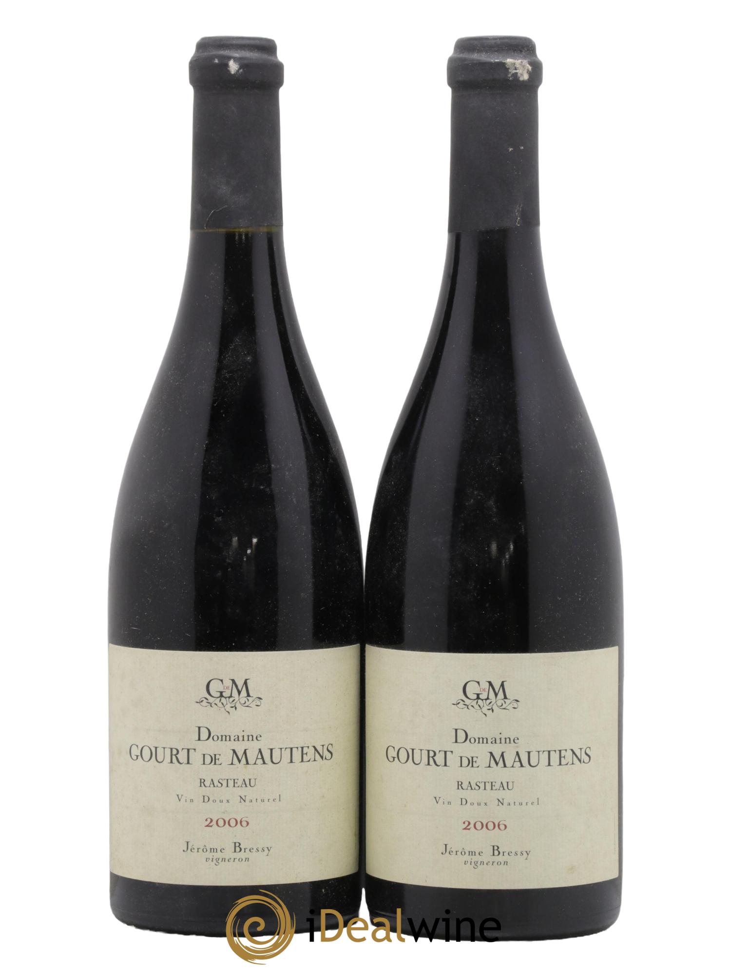 Rasteau Vin Doux Naturel Gourt De Mautens 2006 - Lot de 2 bouteilles - 0