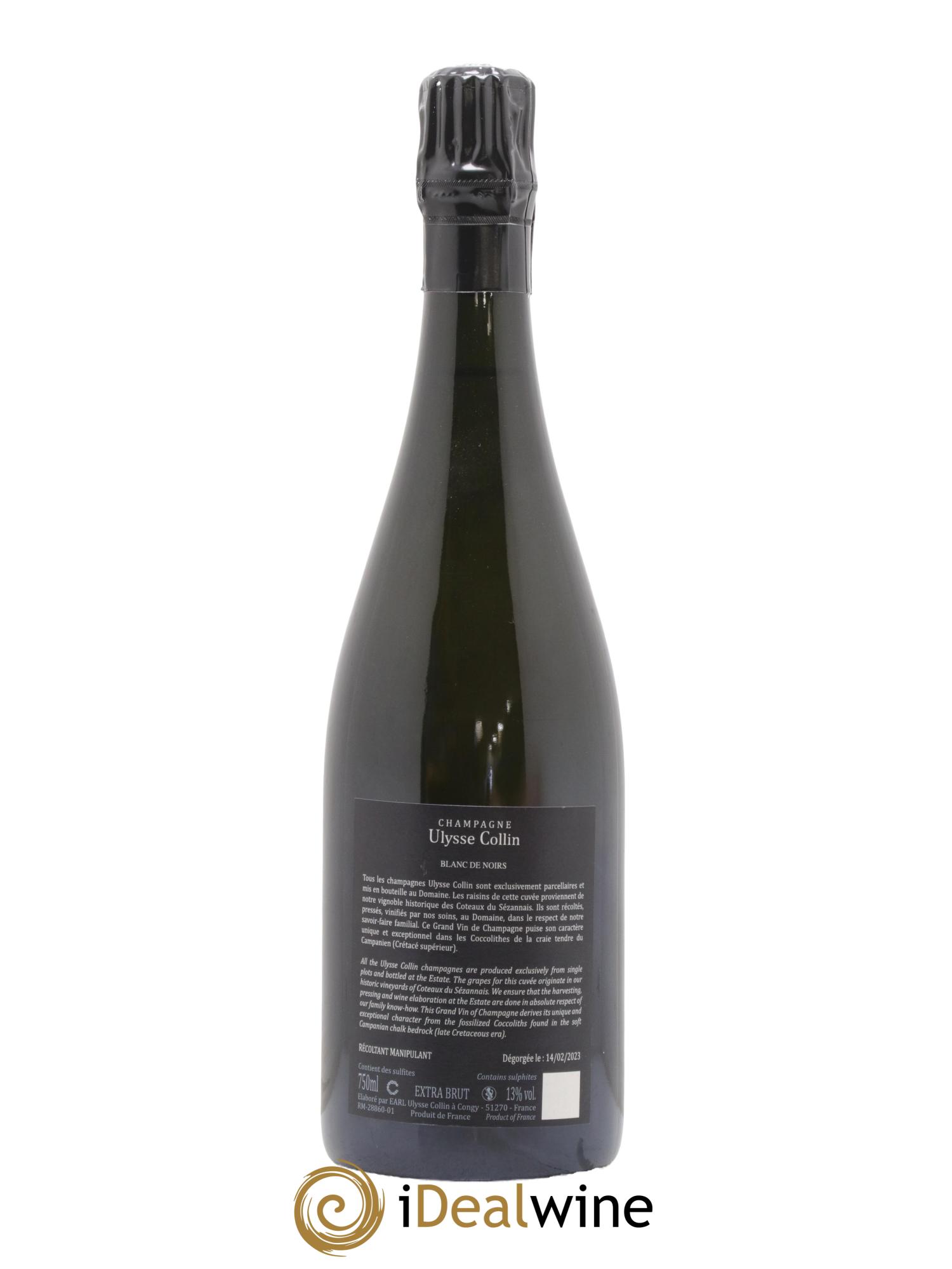 Les Maillons Blanc de Noirs Extra-Brut Ulysse Collin 2019 - Lot de 1 bouteille - 1