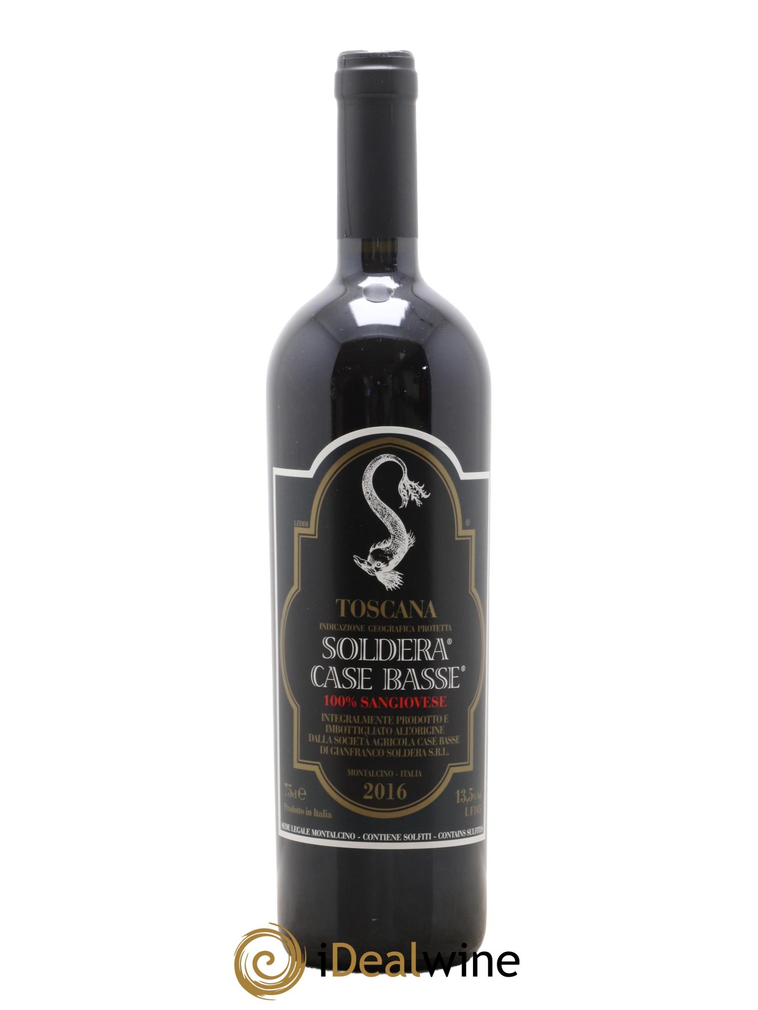 Toscana IGT Soldera Case Basse - Gianfranco Soldera 2016 - Lot de 1 bouteille - 0