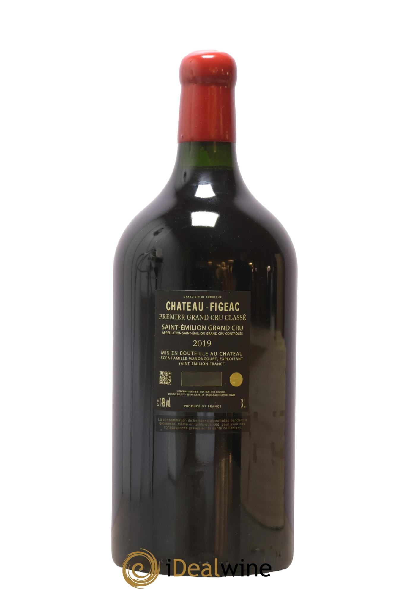 Château Figeac 1er Grand Cru Classé A 2019 - Lot de 1 double magnum - 2