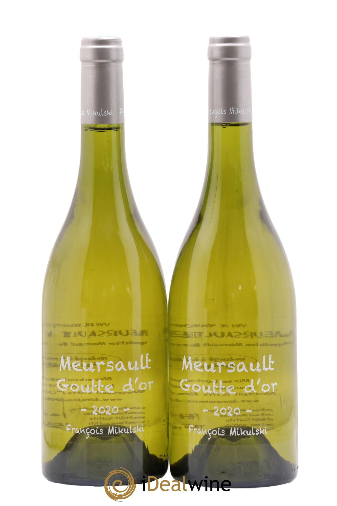 Meursault 1er Cru Goutte d'Or François Mikulski 2020 - Posten von 2 Flaschen - 0
