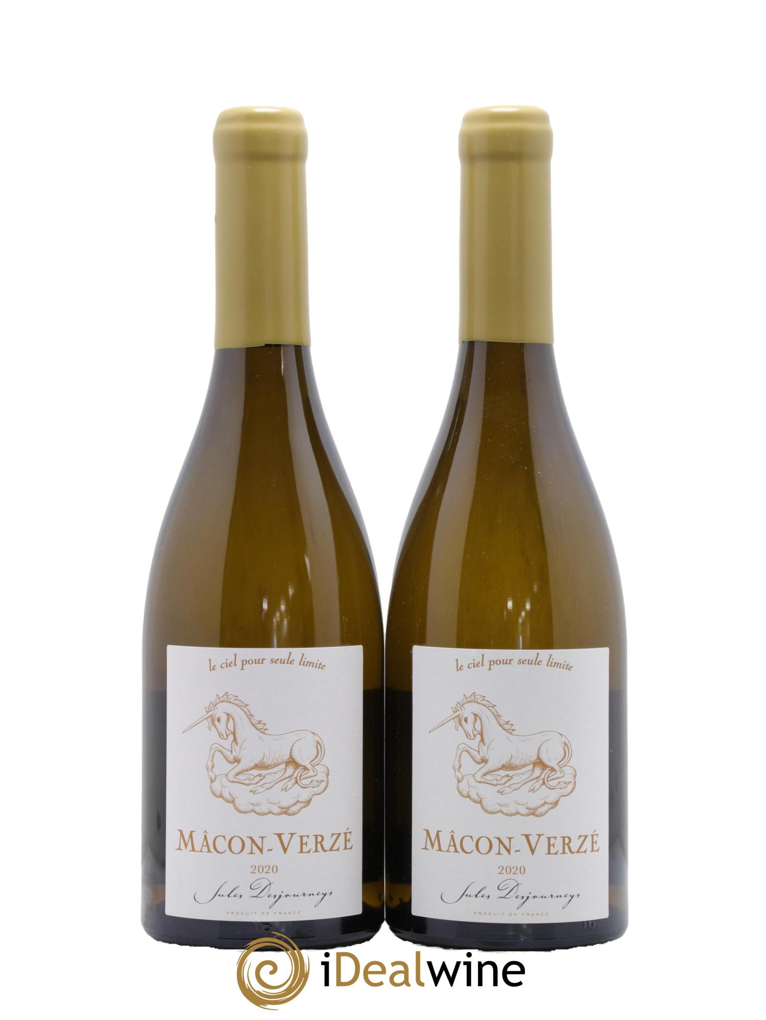 Mâcon-Verzé Jules Desjourneys 2020 - Lot de 2 bouteilles - 0