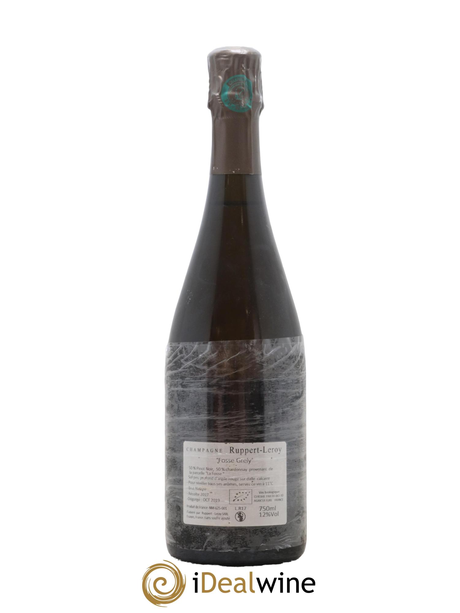 Fosse-Grely Brut Nature Ruppert-Leroy 2017 - Lot de 1 bouteille - 1