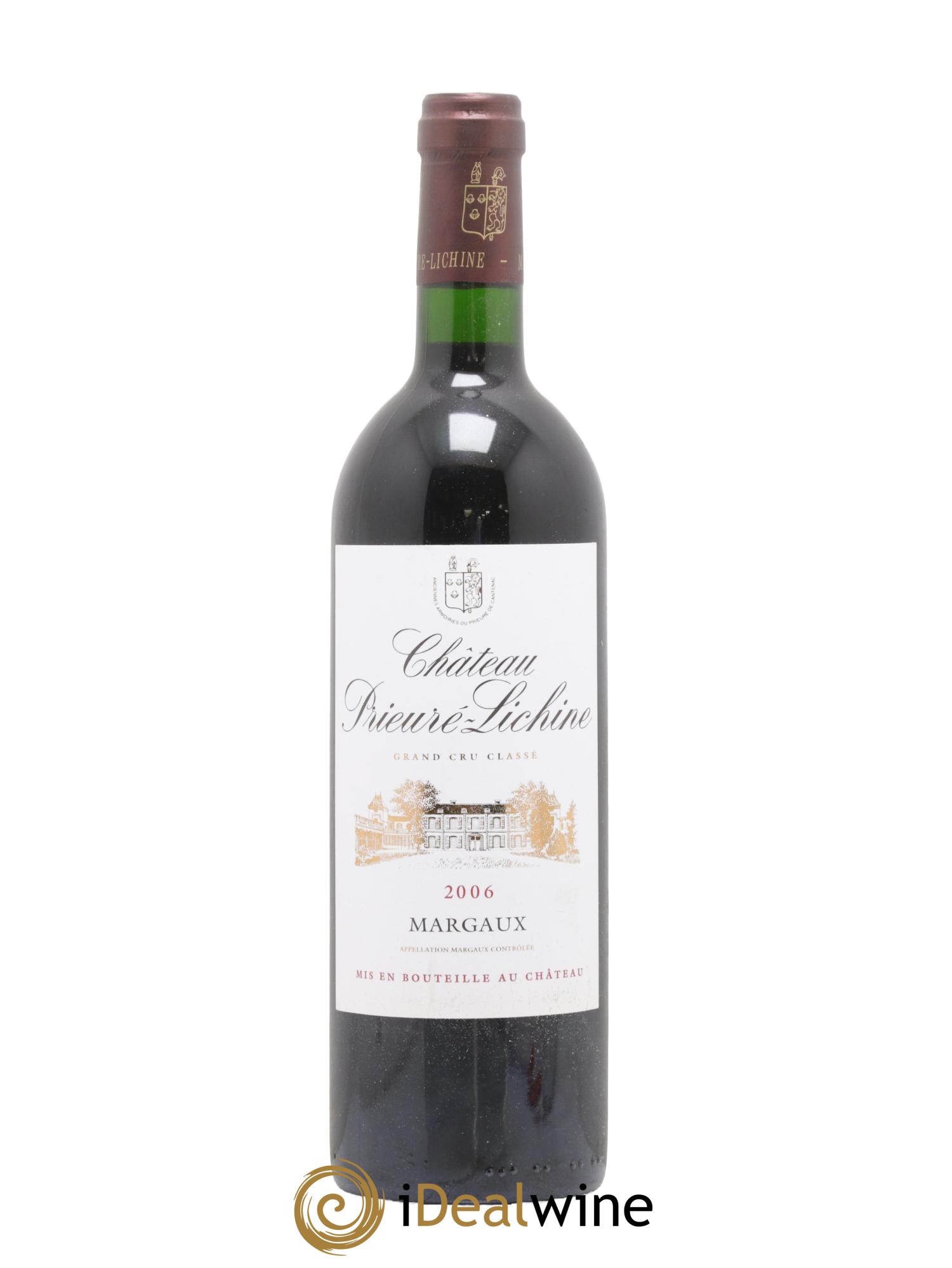 Château Prieuré Lichine 4ème Grand Cru Classé 2006 - Lot de 1 bouteille - 0
