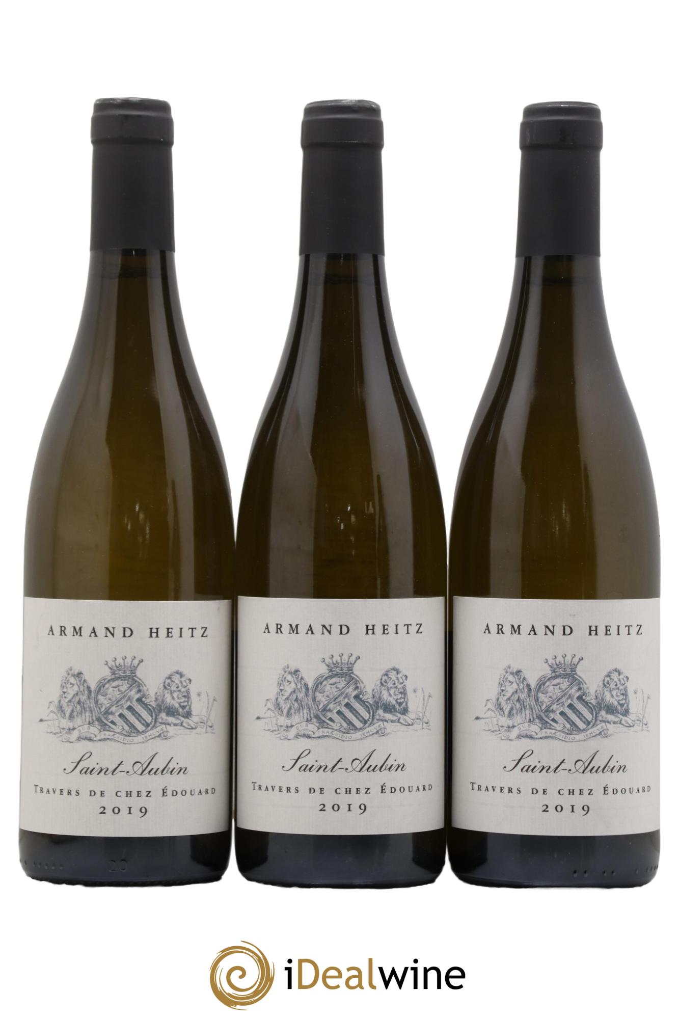 Saint-Aubin Travers de Chez Edouard Domaine Armand Heitz 2019 - Lot de 3 bouteilles - 0