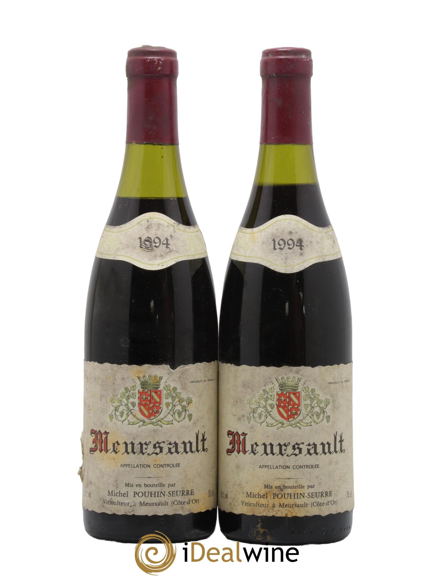Meursault Domaine Pouhin 1994 - Lot de 2 bouteilles - 0