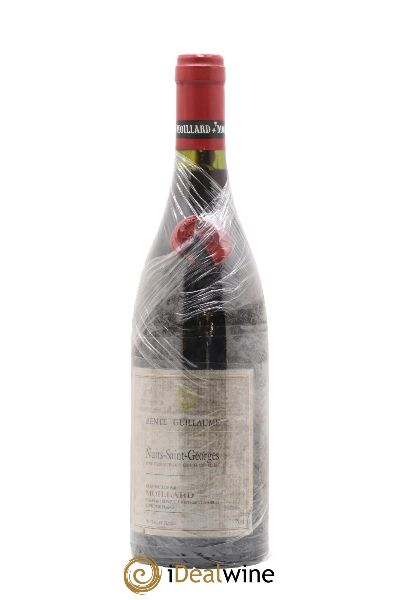 Nuits-Saint-Georges Rente Guillaume Domaine Moillard 1990 - Lot de 1 bouteille - 1