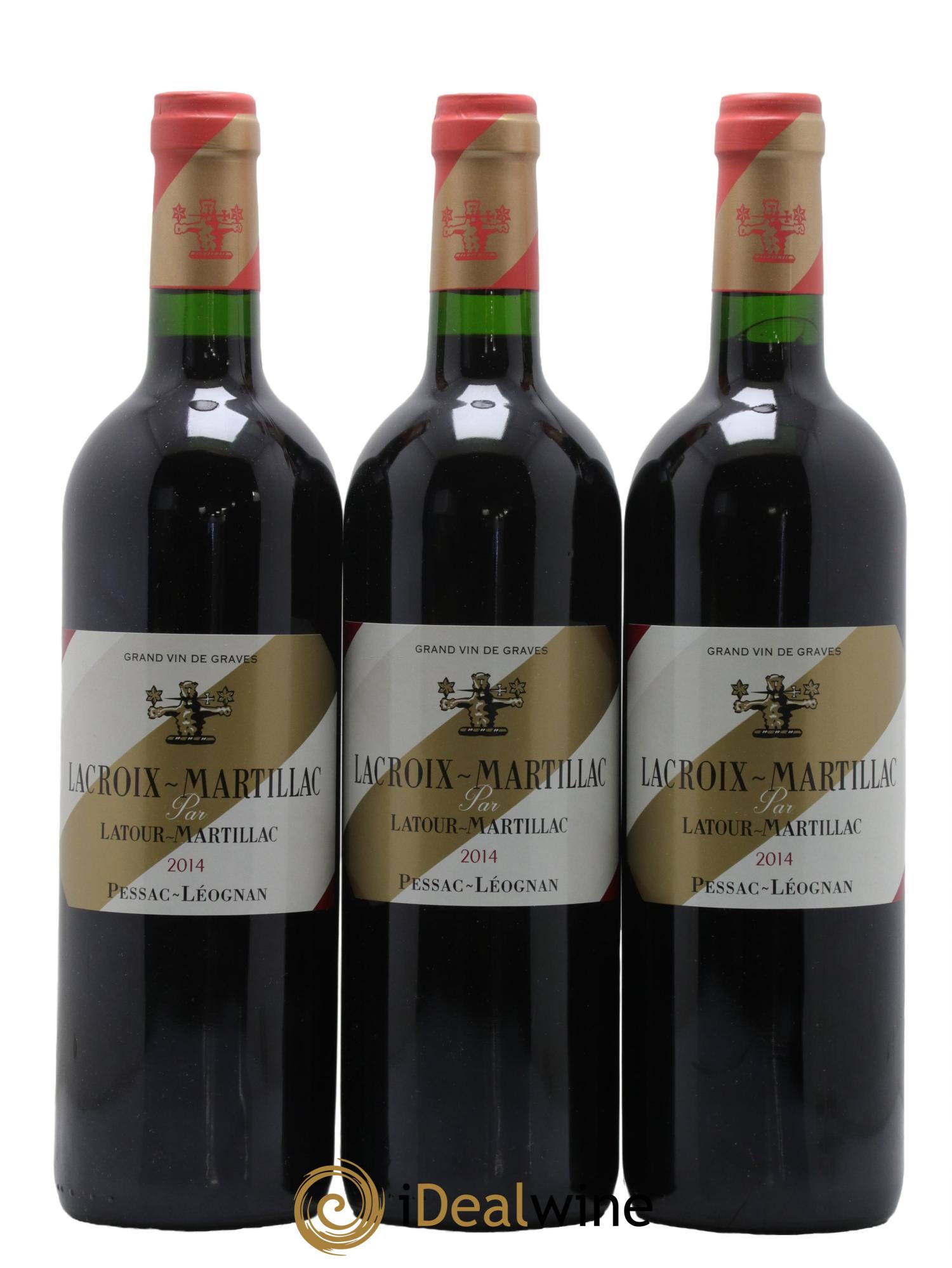 Pessac-Léognan Lacroix Martillac 2014 - Lot de 6 bouteilles - 1