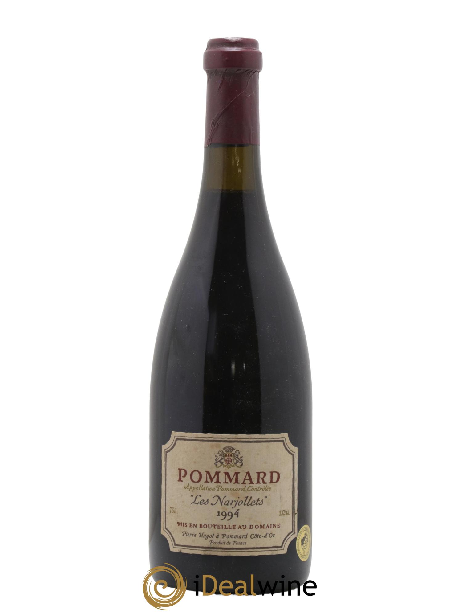 Pommard Les Narjollets Domaine Pierre Hugot 1994 - Lot de 1 bouteille - 0