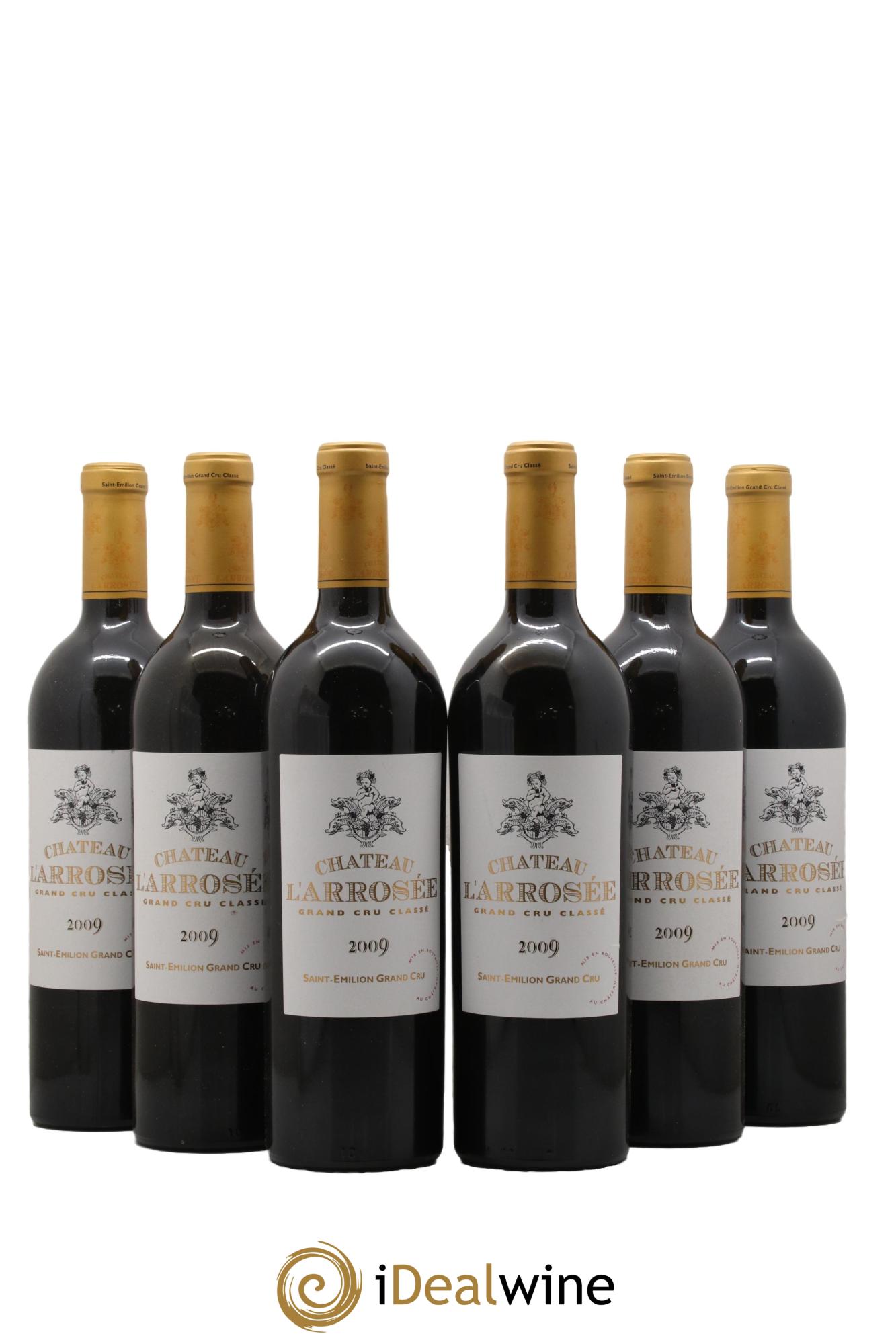 Château l' Arrosée Grand Cru Classé 2009 - Lot de 6 bouteilles - 0