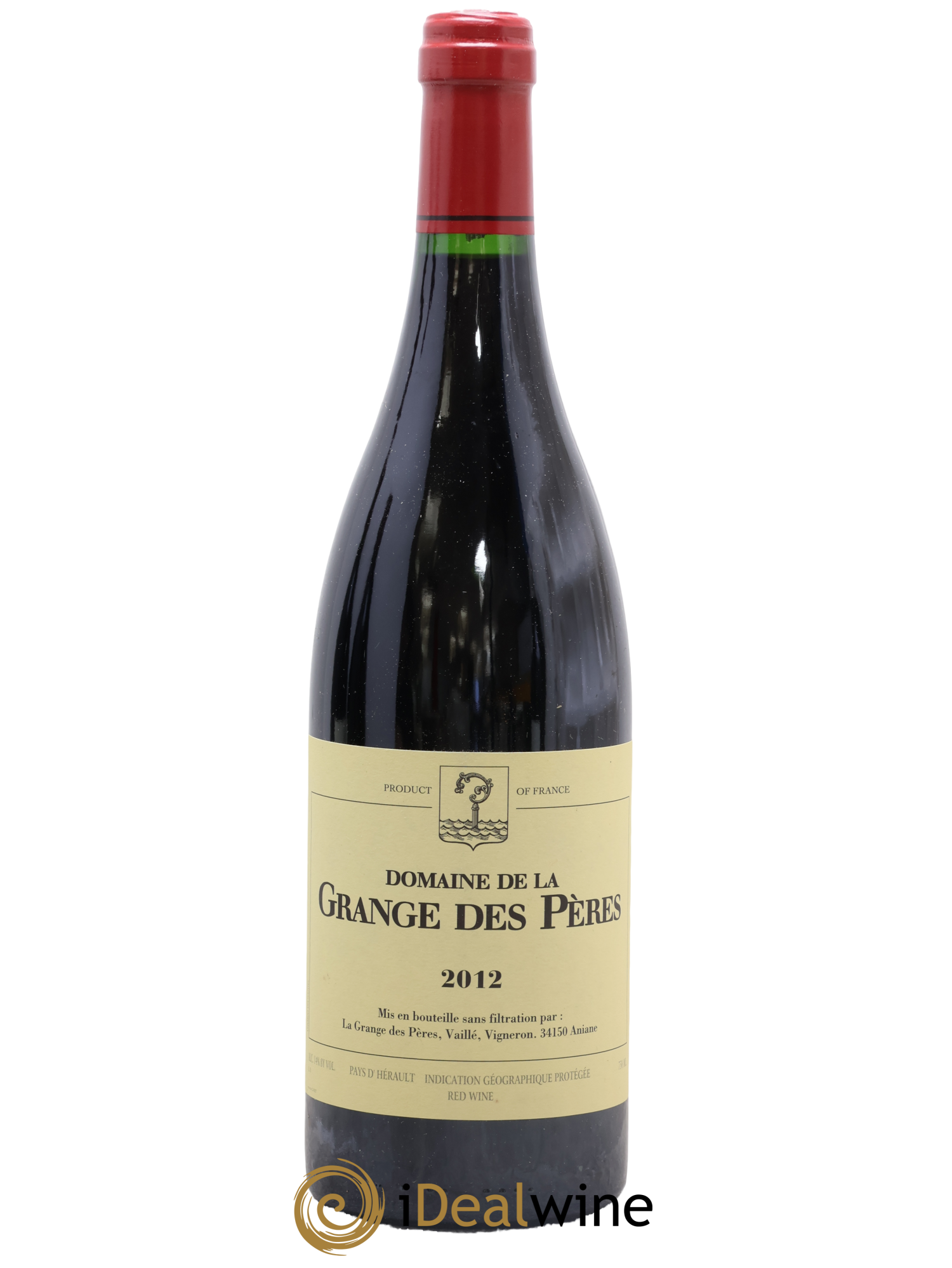 Pays d'Hérault Grange des Pères Laurent Vaillé 2012 - Lot de 1 bouteille - 0