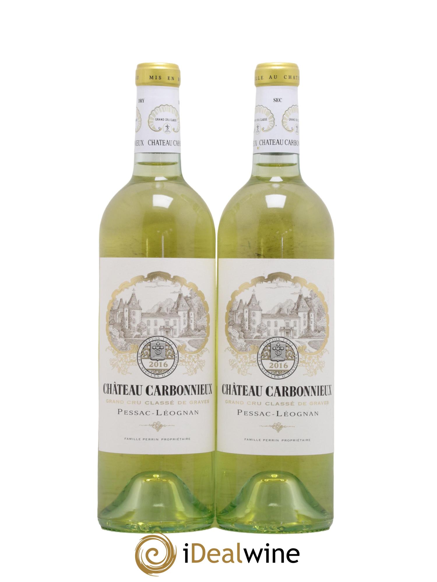 Château Carbonnieux Cru Classé de Graves 2016 - Lot de 2 bouteilles - 0