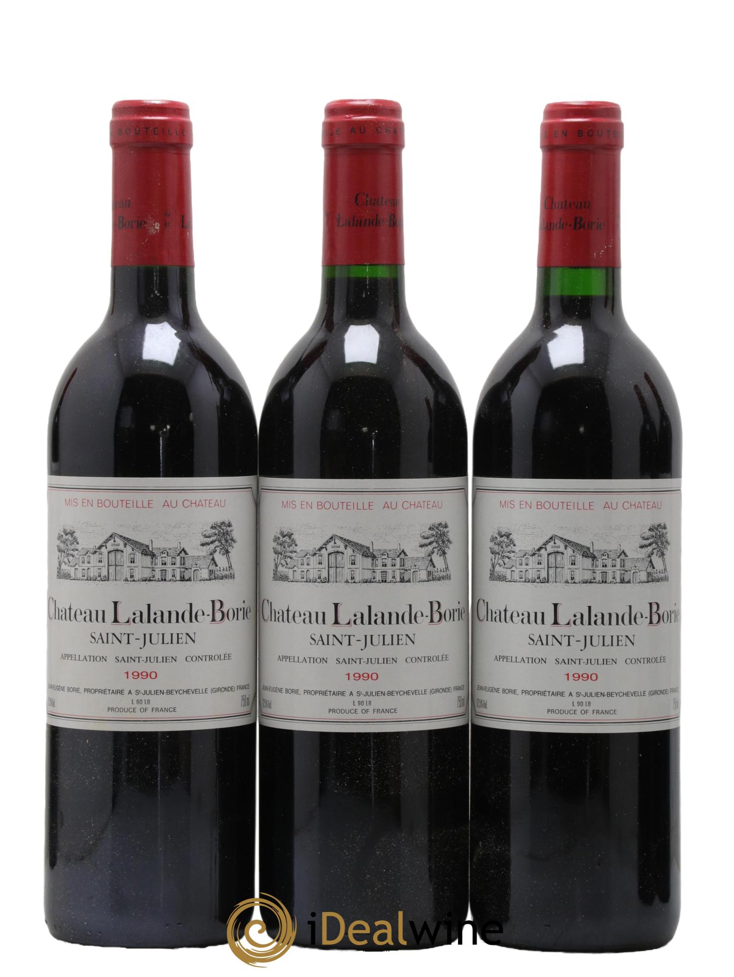 Château Lalande Borie 1990 - Lot de 12 bouteilles - 3