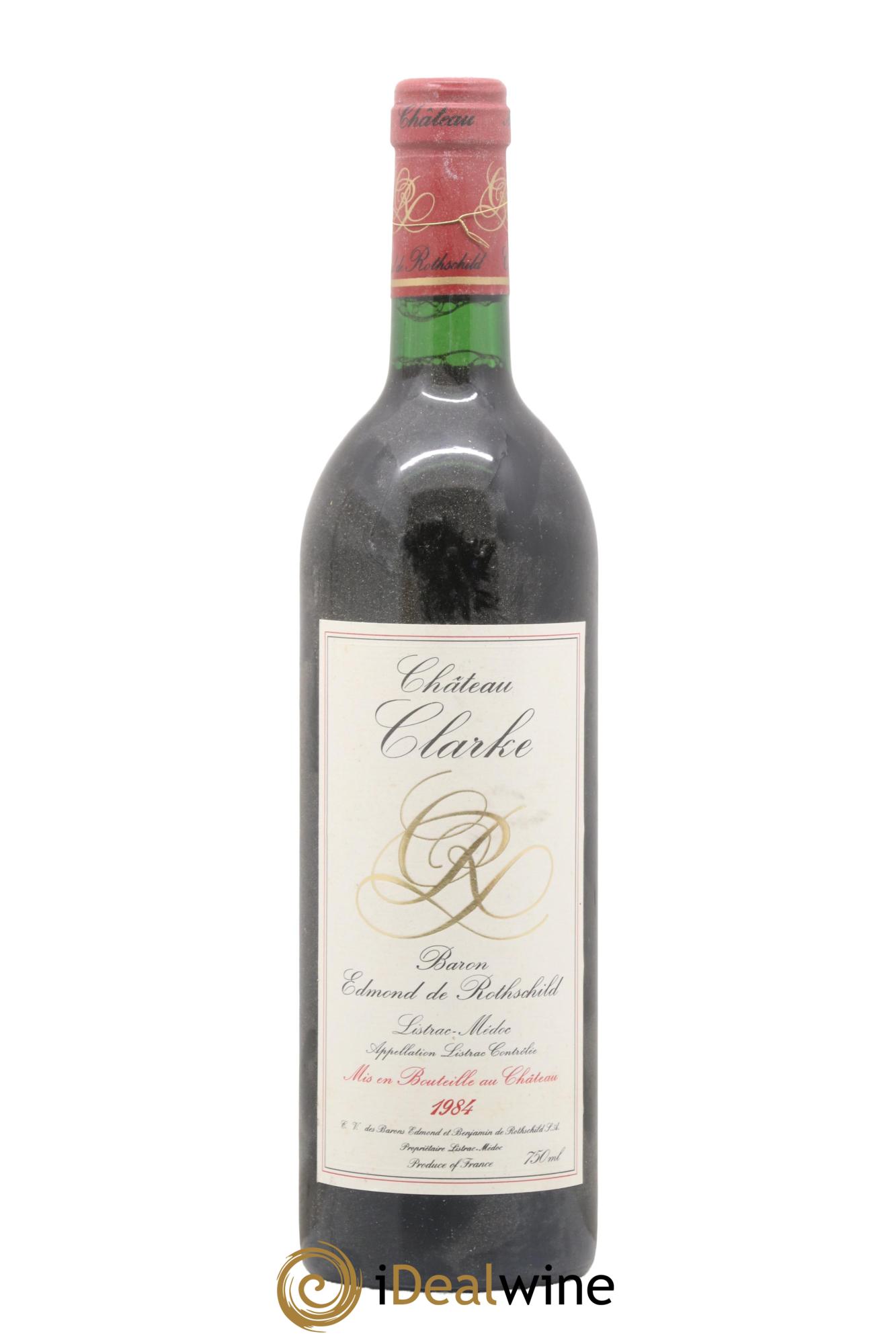 Listrac Château Clarke 1984 - Lot de 1 bouteille - 0
