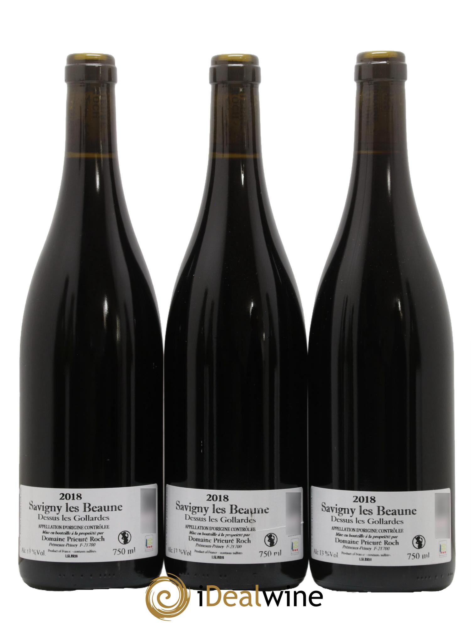Savigny-lès-Beaune Dessus Les Gollardes Prieuré Roch 2018 - Lot de 3 bouteilles - 1