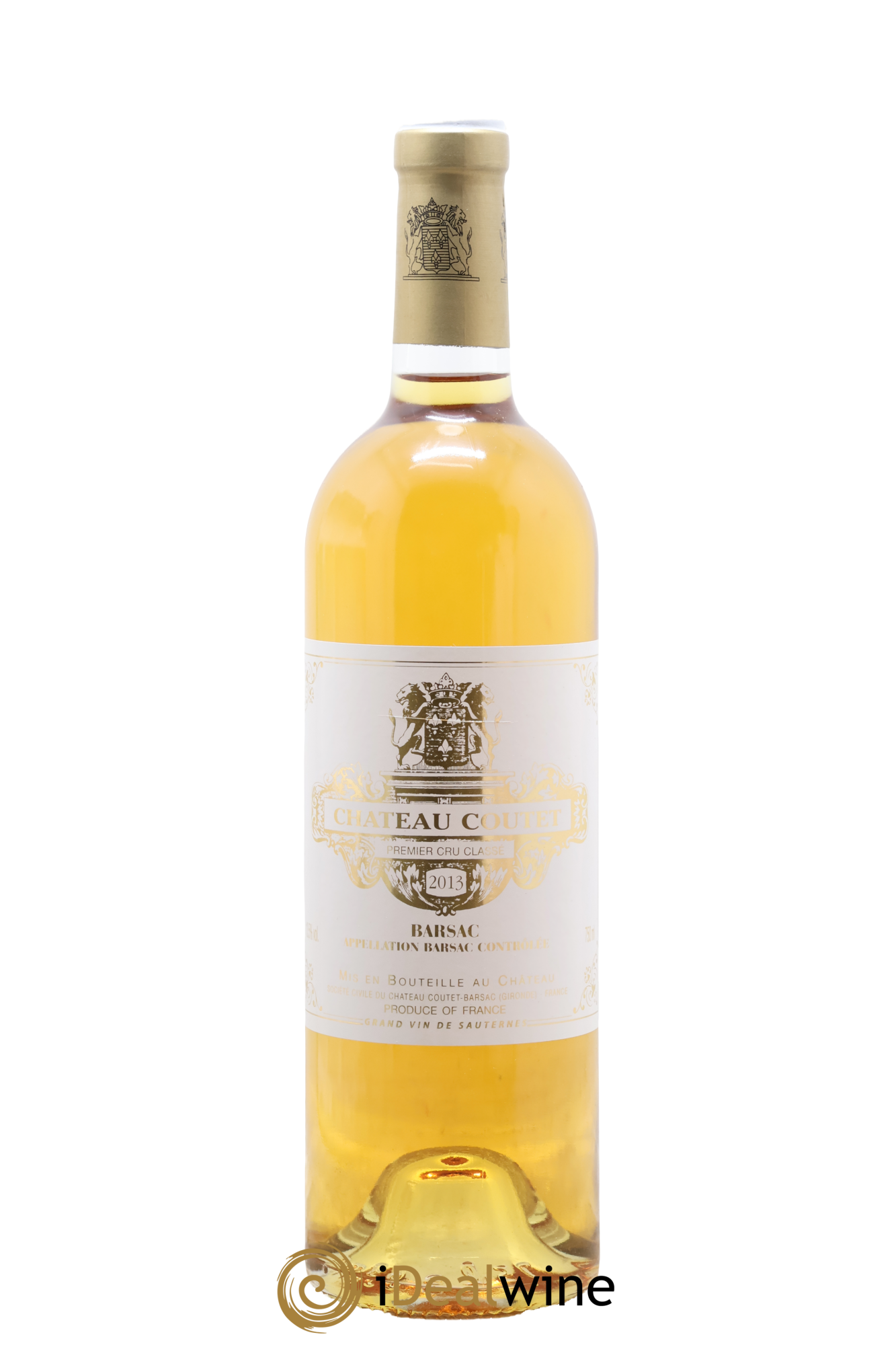 Château Coutet 1er Grand Cru Classé 2013 - Lot de 1 bouteille - 0