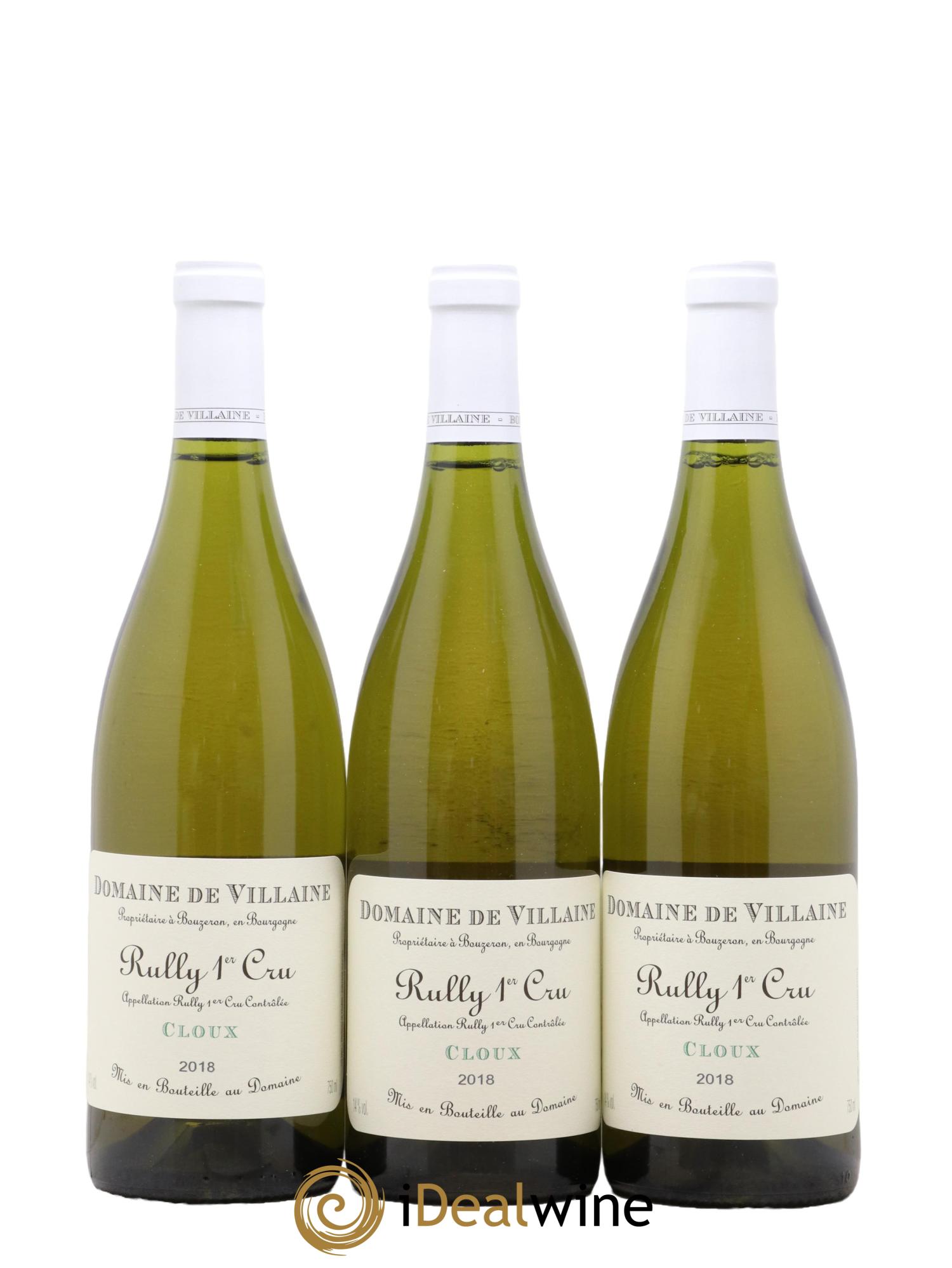 Rully 1er Cru Les Cloux Domaine de Villaine 2018 - Lot de 6 bouteilles - 1