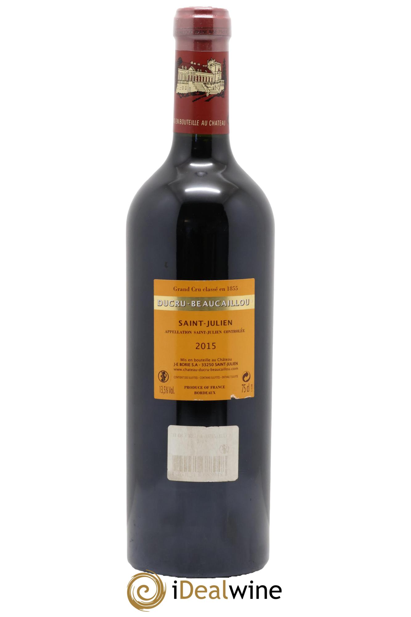 Château Ducru Beaucaillou 2ème Grand Cru Classé 2015 - Posten von 1 Flasche - 1