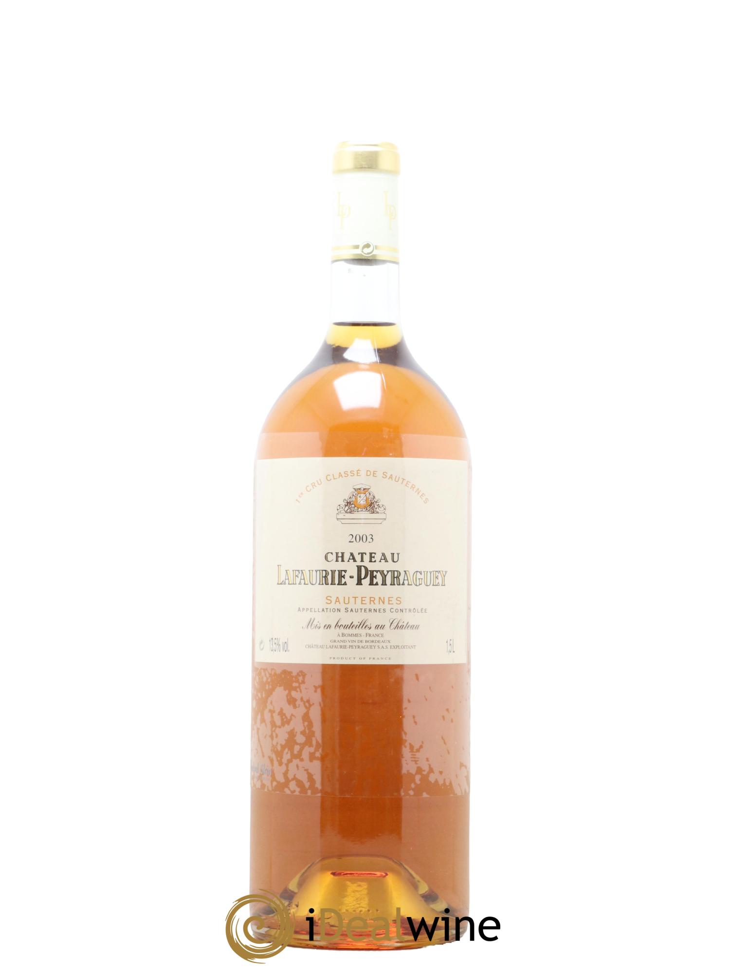 Château Lafaurie-Peyraguey 1er Grand Cru Classé 2003 - Lotto di 1 magnum - 1
