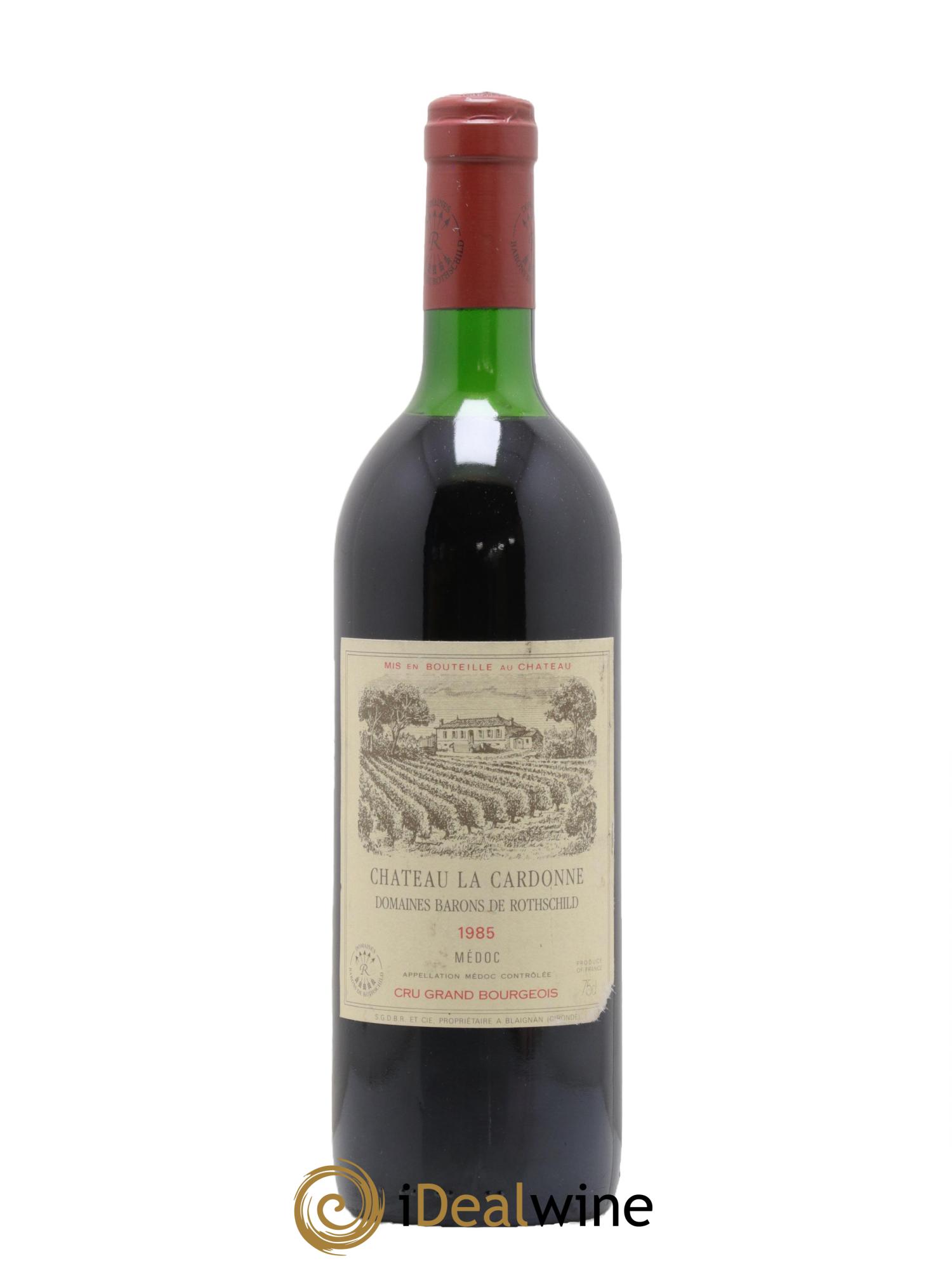 Château la Cardonne Cru Bourgeois 1985 - Lot de 1 bouteille - 0