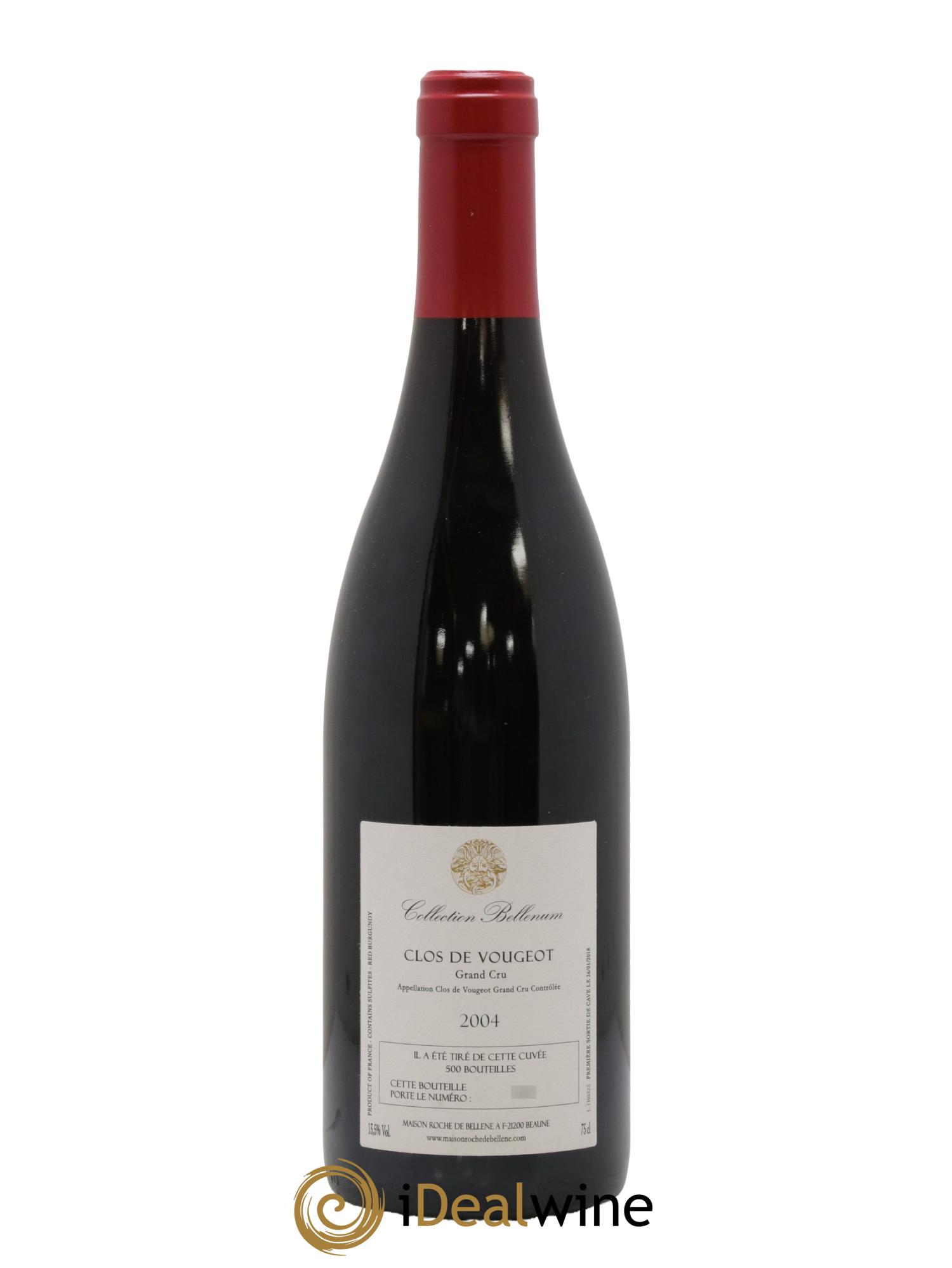 Clos de Vougeot Grand Cru Maison Roche de Bellene  2004 - Lot of 1 bottle - 1