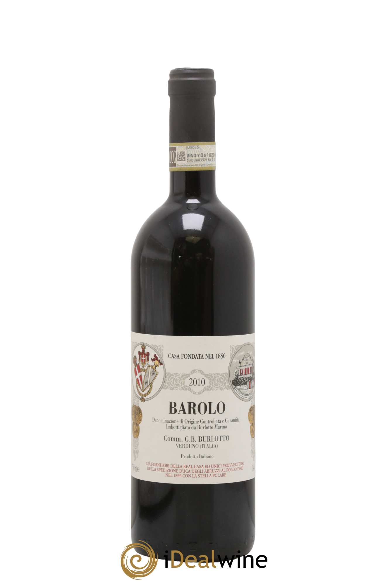 Barolo DOCG Comm. Giovan Battista Burlotto 2010 - Lot de 1 bouteille - 0