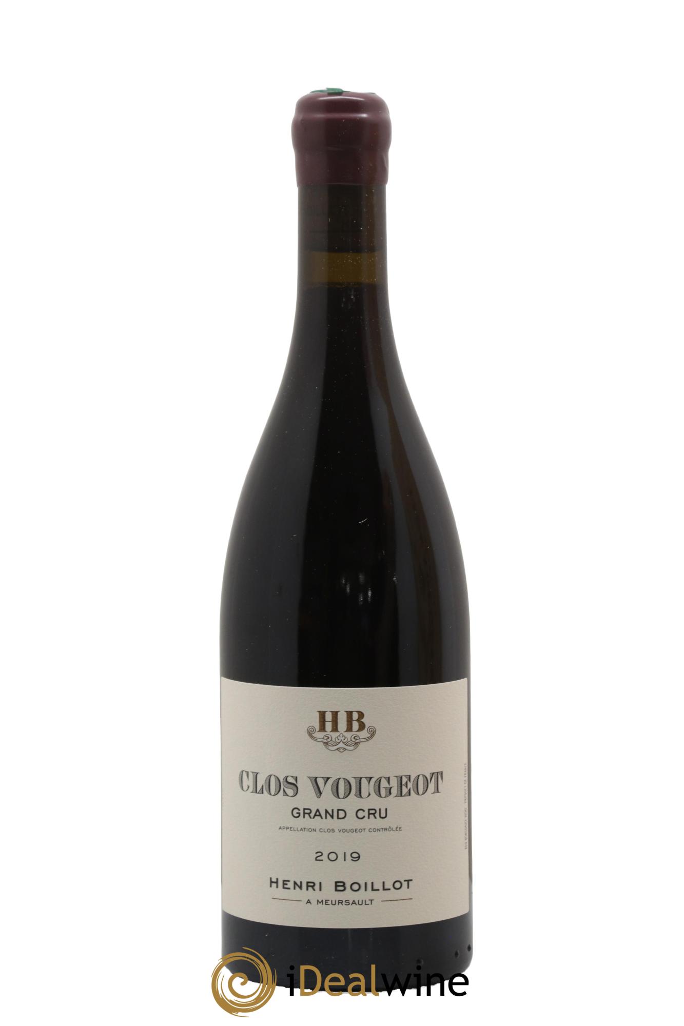 Clos de Vougeot Grand Cru Henri Boillot (Domaine) 2019 - Lot de 1 bouteille - 1