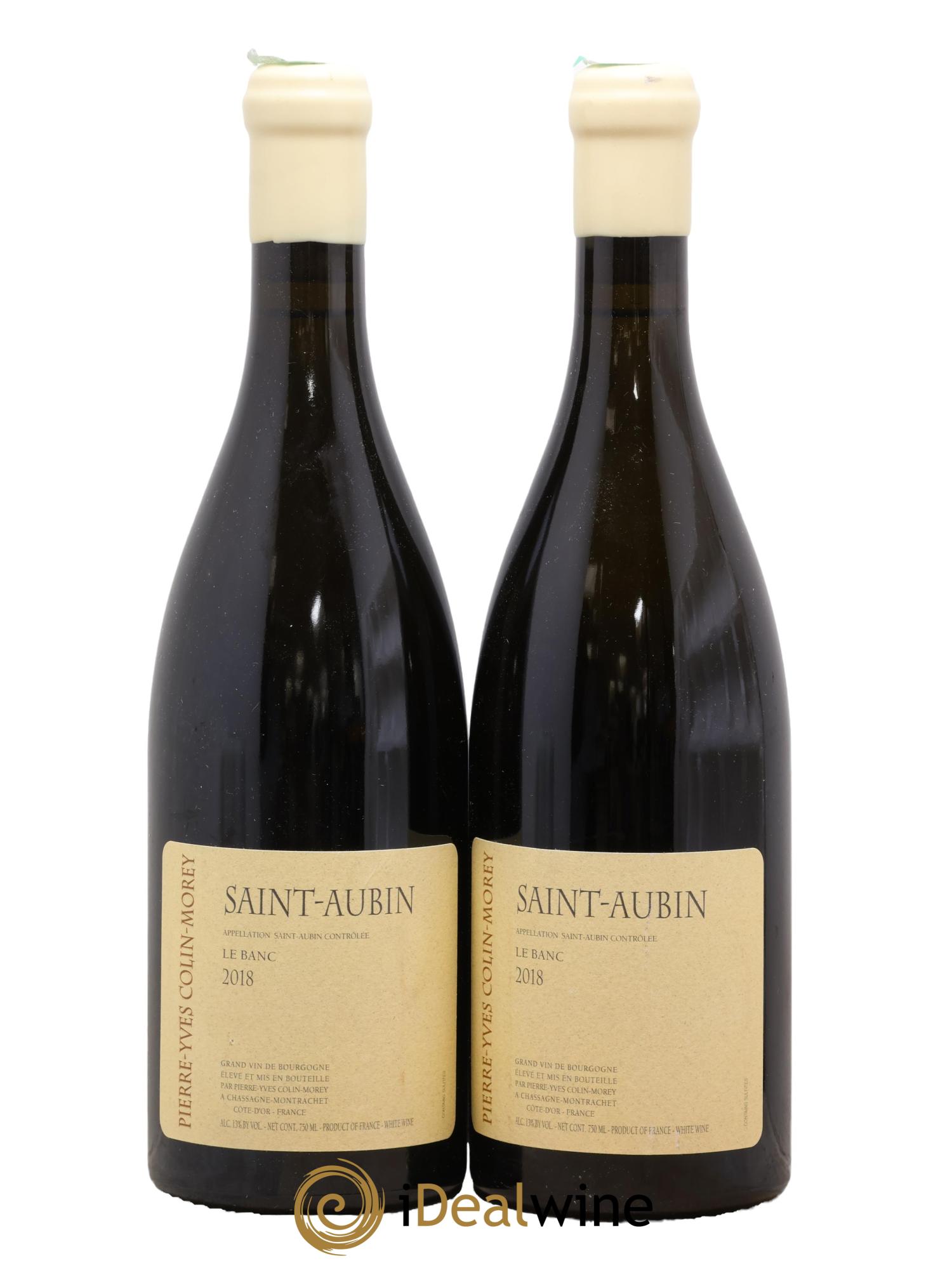 Saint-Aubin Le Banc Pierre-Yves Colin Morey 2018 - Lotto di 2 bottiglie - 0