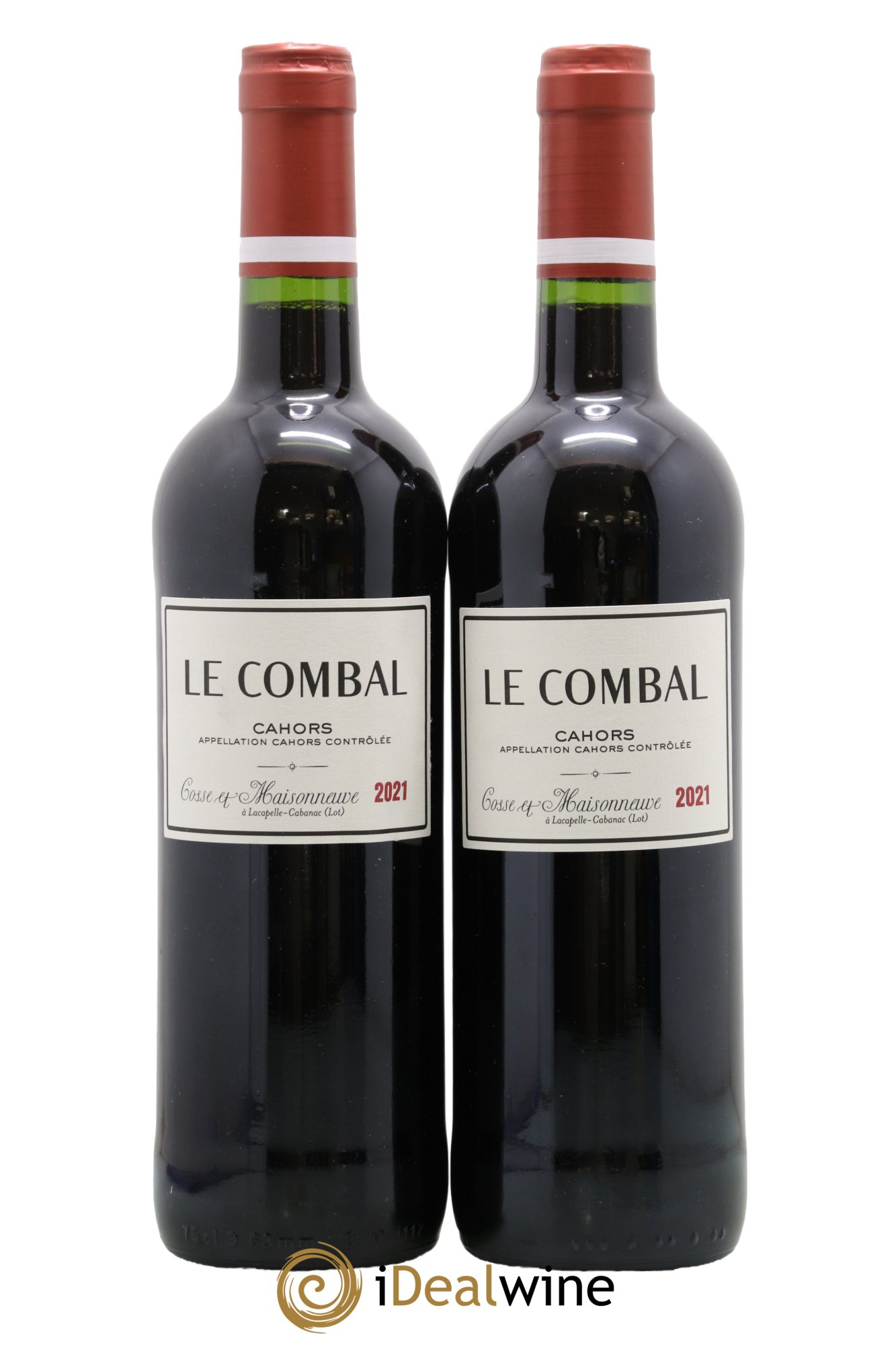 Cahors Le Combal Cosse-Maisonneuve (Domaine) 2021 - Posten von 2 Flaschen - 0