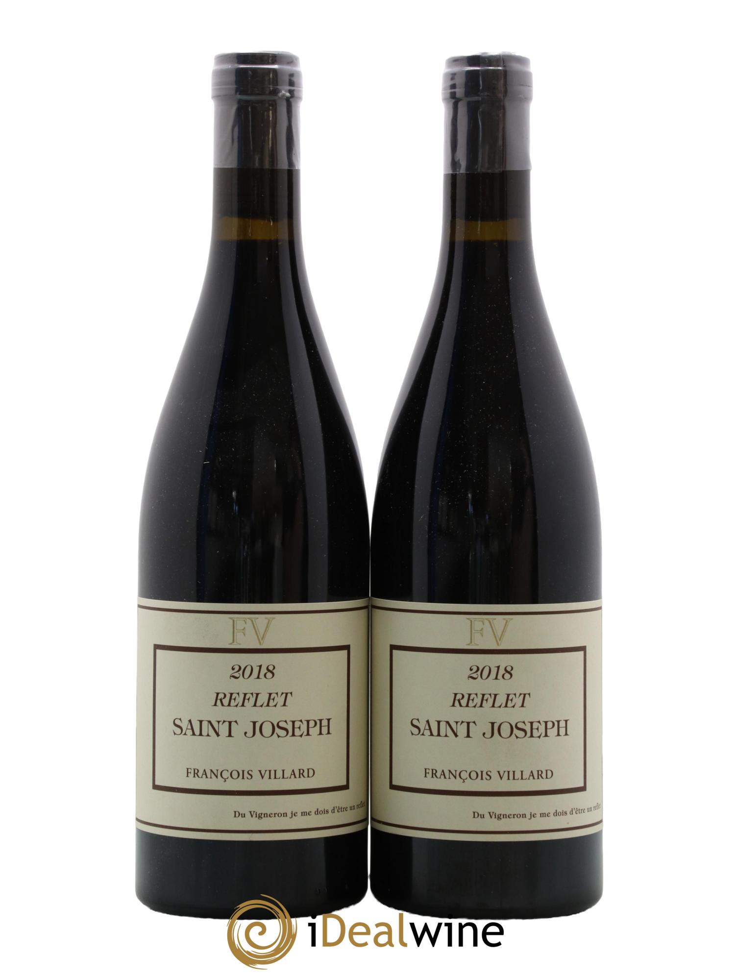 Saint-Joseph Reflet François Villard 2018 - Lotto di 2 bottiglie - 0