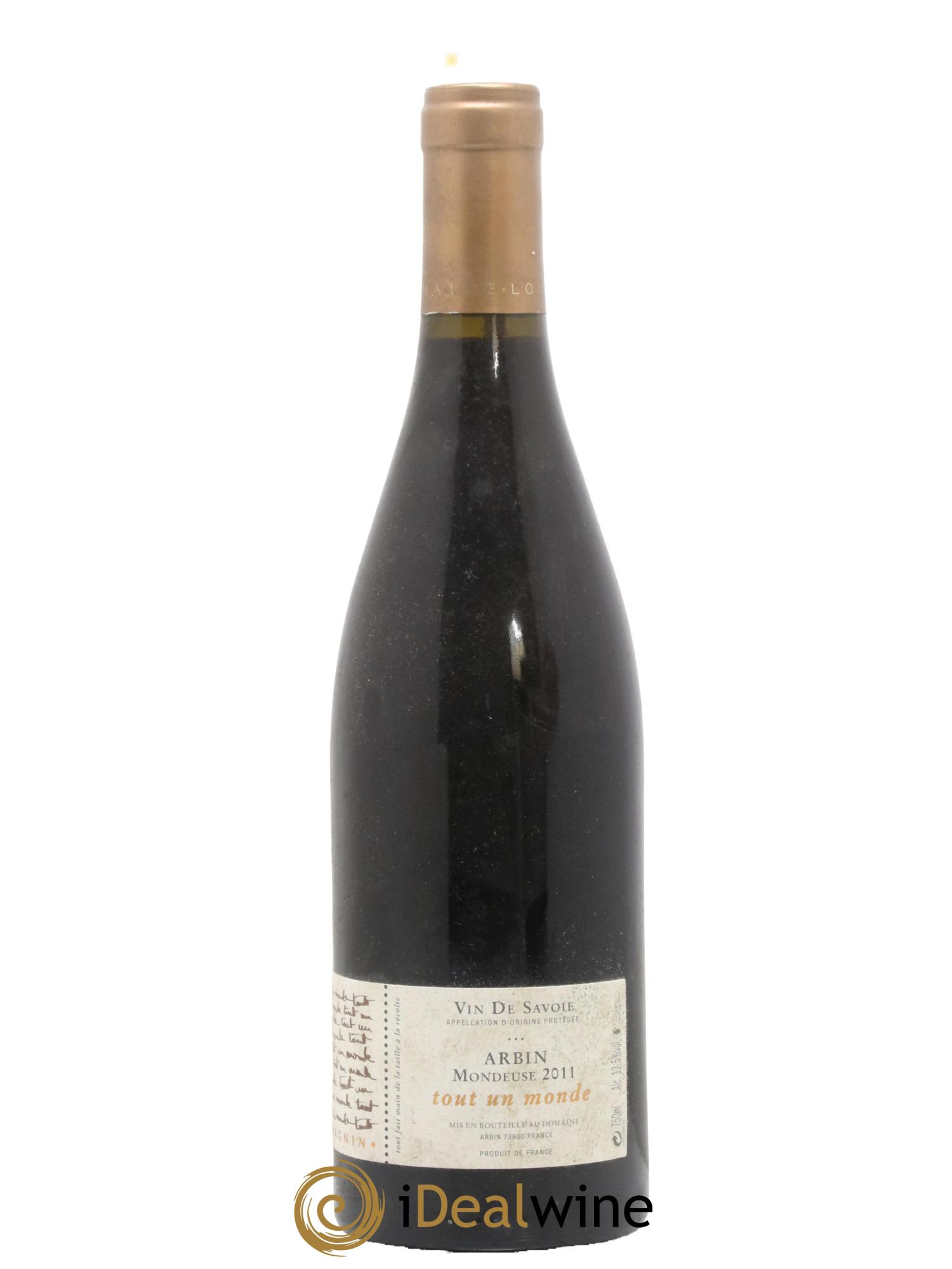 Vin de Savoie Arbin Tout un monde Louis Magnin 2011 - Lot de 1 bouteille - 0