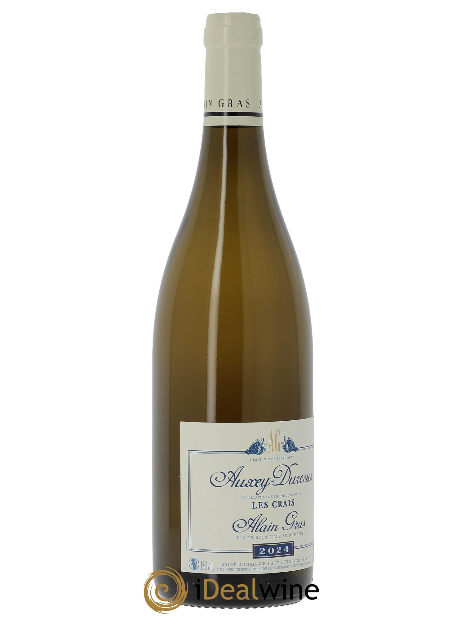Auxey-Duresses Les Crais Alain Gras 2024 - Lot de 1 bouteille - 2