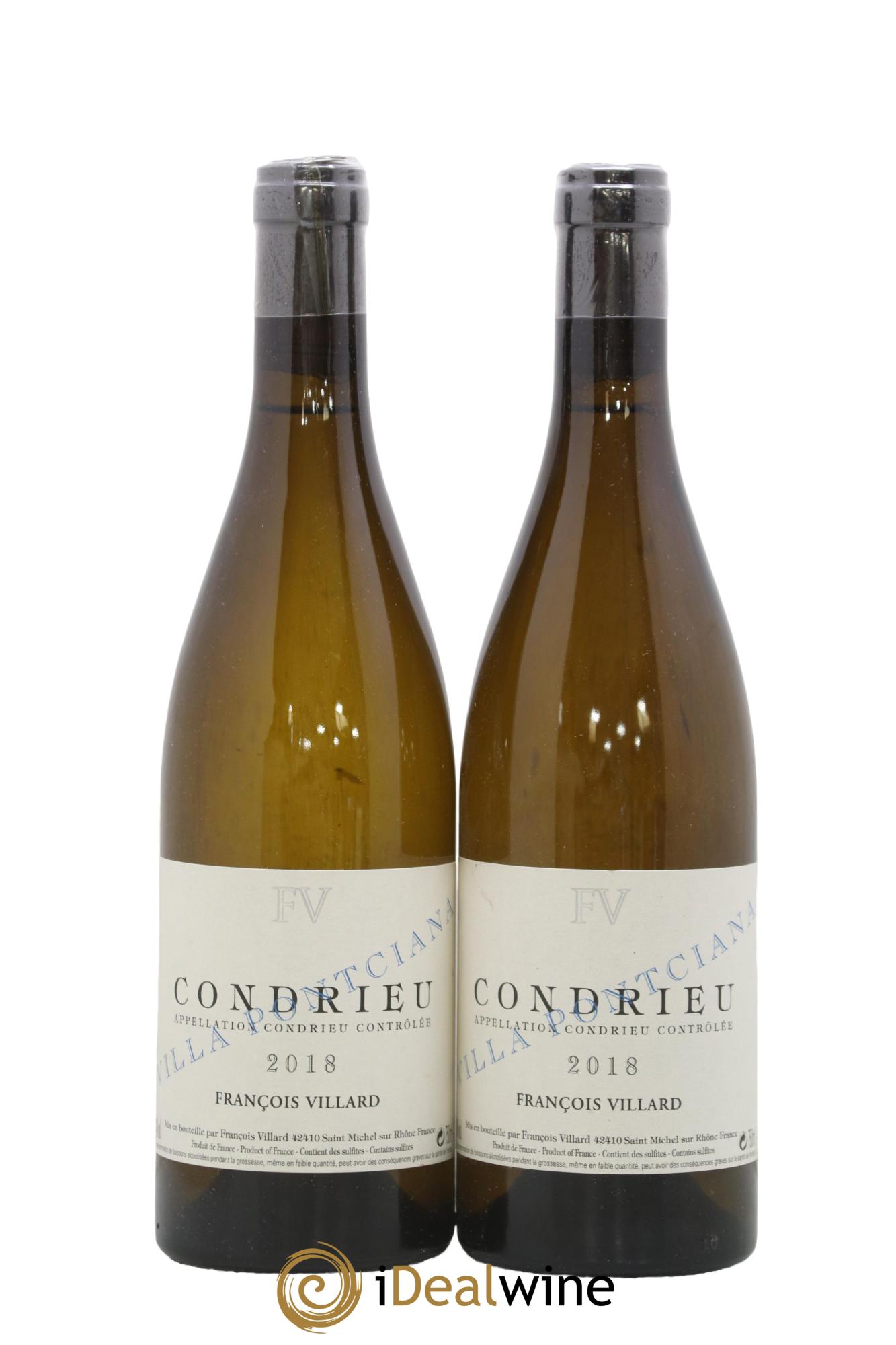 Condrieu Villa Pontciana François Villard 2018 - Lot de 2 bouteilles - 0
