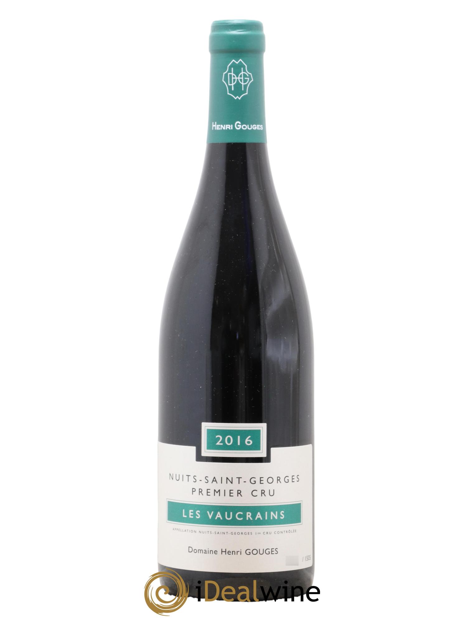 Nuits-Saint-Georges 1er Cru Les Vaucrains Henri Gouges 2016 - Lot of 1 bottle - 0