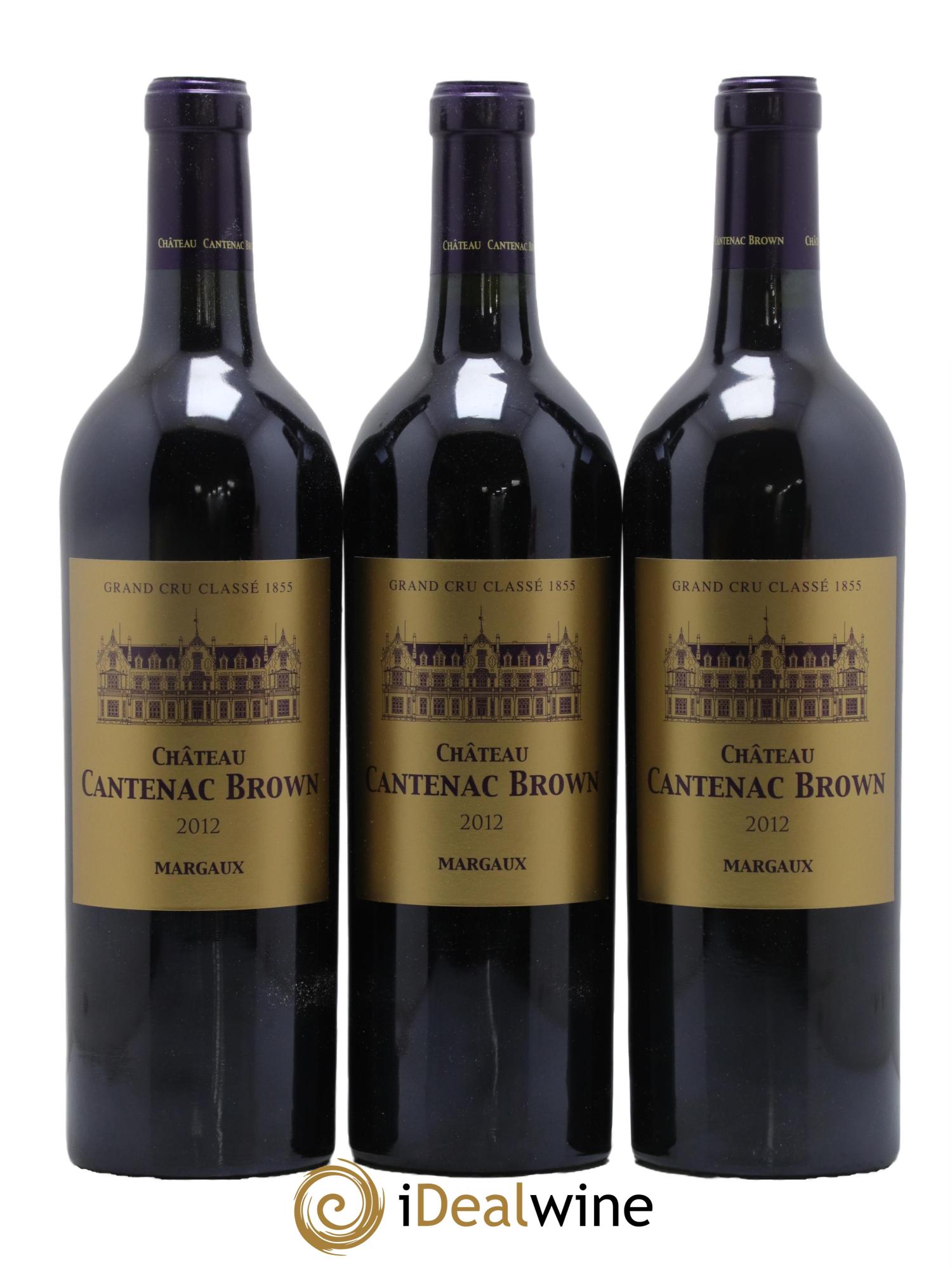 Château Cantenac Brown 3ème Grand Cru Classé 2012 - Lot de 6 bouteilles - 1