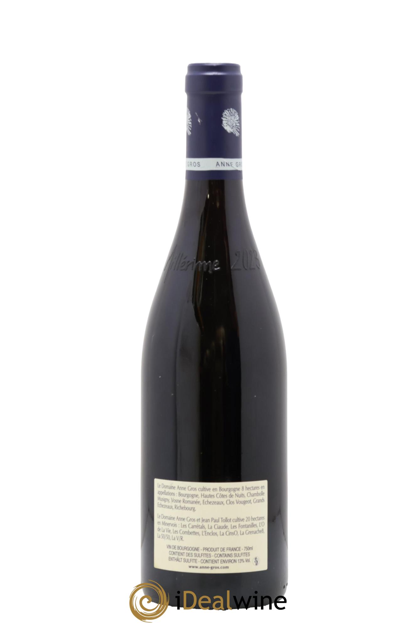 Richebourg Grand Cru Anne Gros 2023 - Lot de 1 bouteille - 1