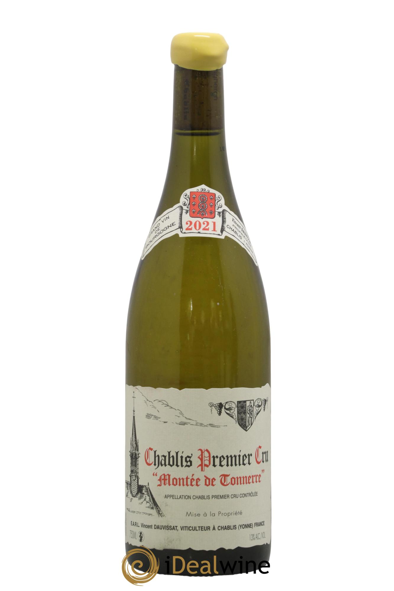 Chablis 1er Cru Montée de Tonnerre Vincent Dauvissat (Domaine) 2021 - Lot de 1 bouteille - 0