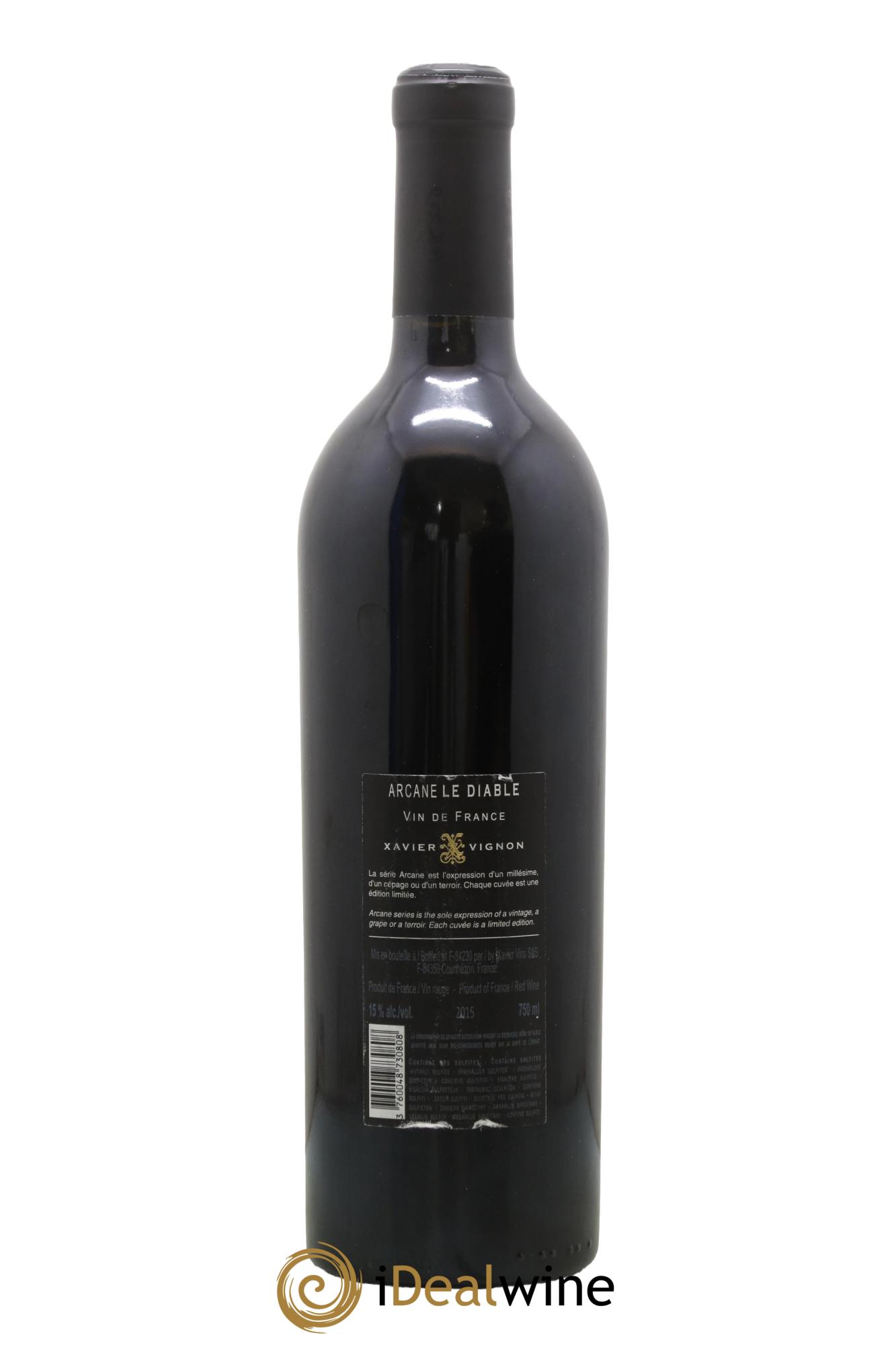Vin de France Arcane XV Le Diable Xavier Vignon 2015 - Lotto di 1 bottiglia - 1