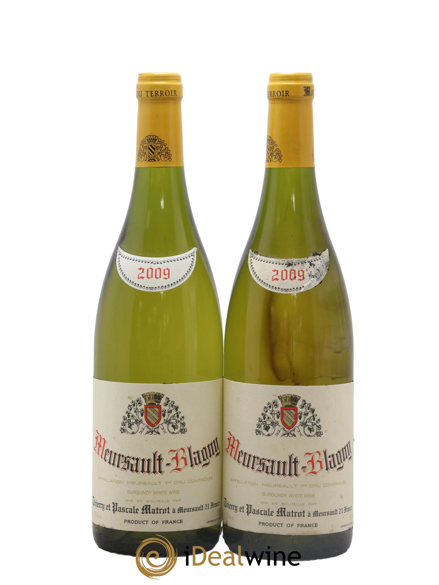 Meursault 1er Cru Blagny Matrot (Domaine) 2009 - Lotto di 2 bottiglie - 0