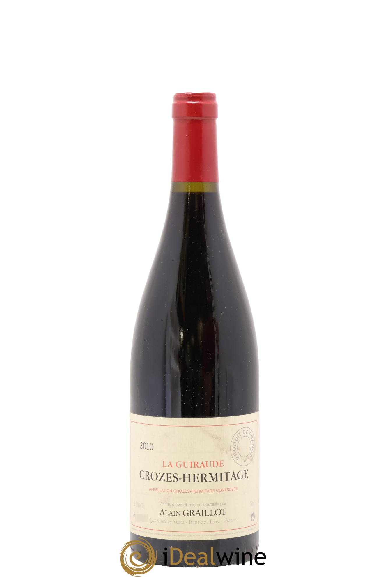 Crozes-Hermitage La Guiraude Domaine Graillot 2010 - Lot de 1 bouteille - 0