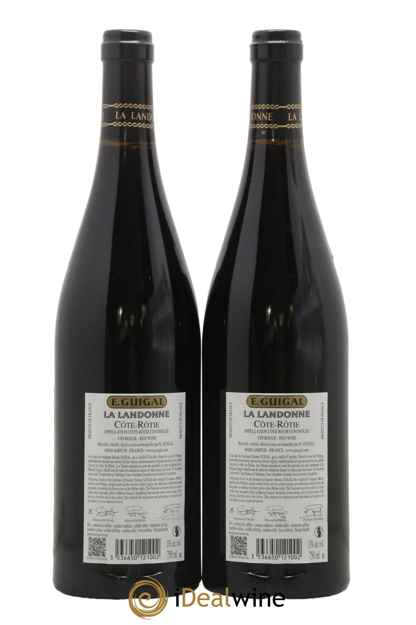 Côte-Rôtie La Landonne Guigal 2021 - Lot de 2 bouteilles - 1