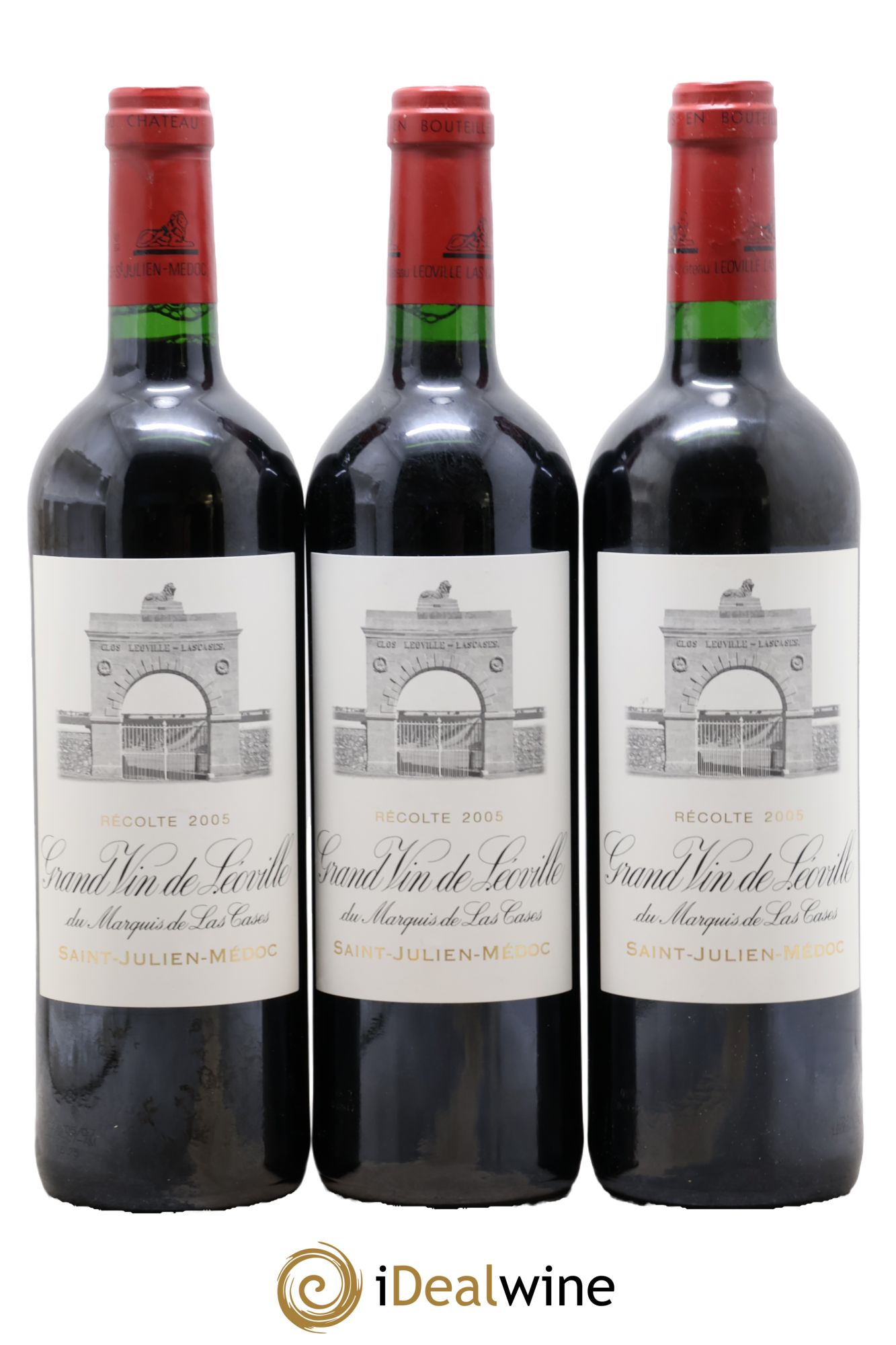 Château Léoville Las Cases 2ème Grand Cru Classé 2005 - Lot de 3 bouteilles - 0