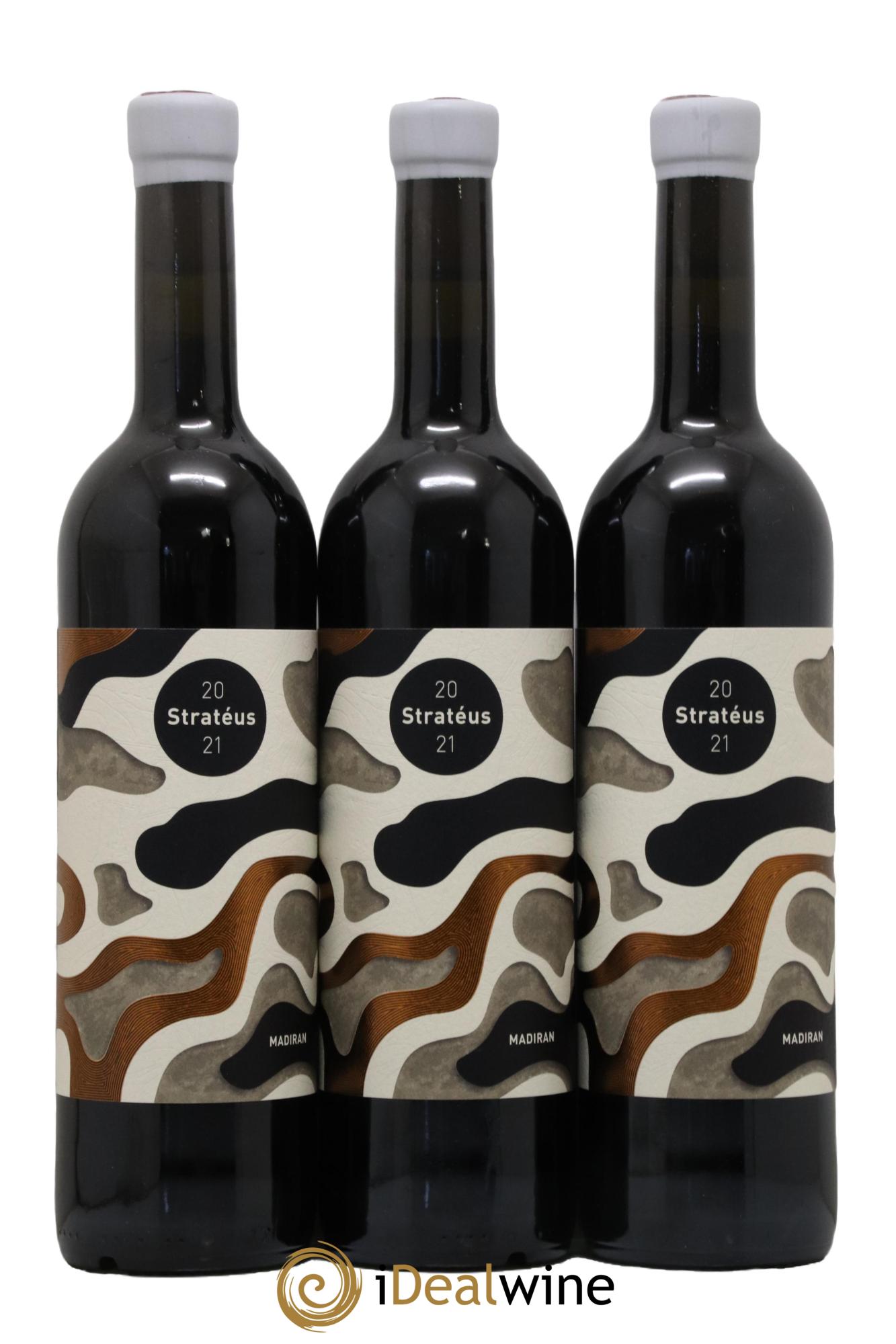 Madiran Strateus Simon Ribert 2021 - Lot of 3 bottles - 0