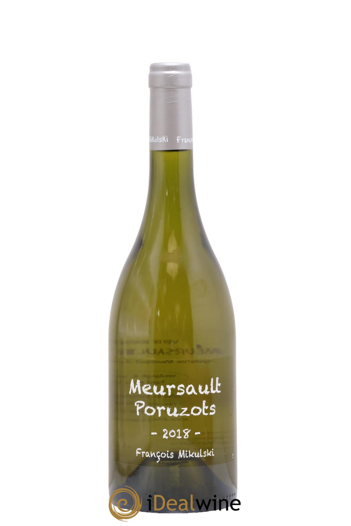 Meursault 1er Cru Poruzots François Mikulski 2018 - Lot of 1 bottle - 0