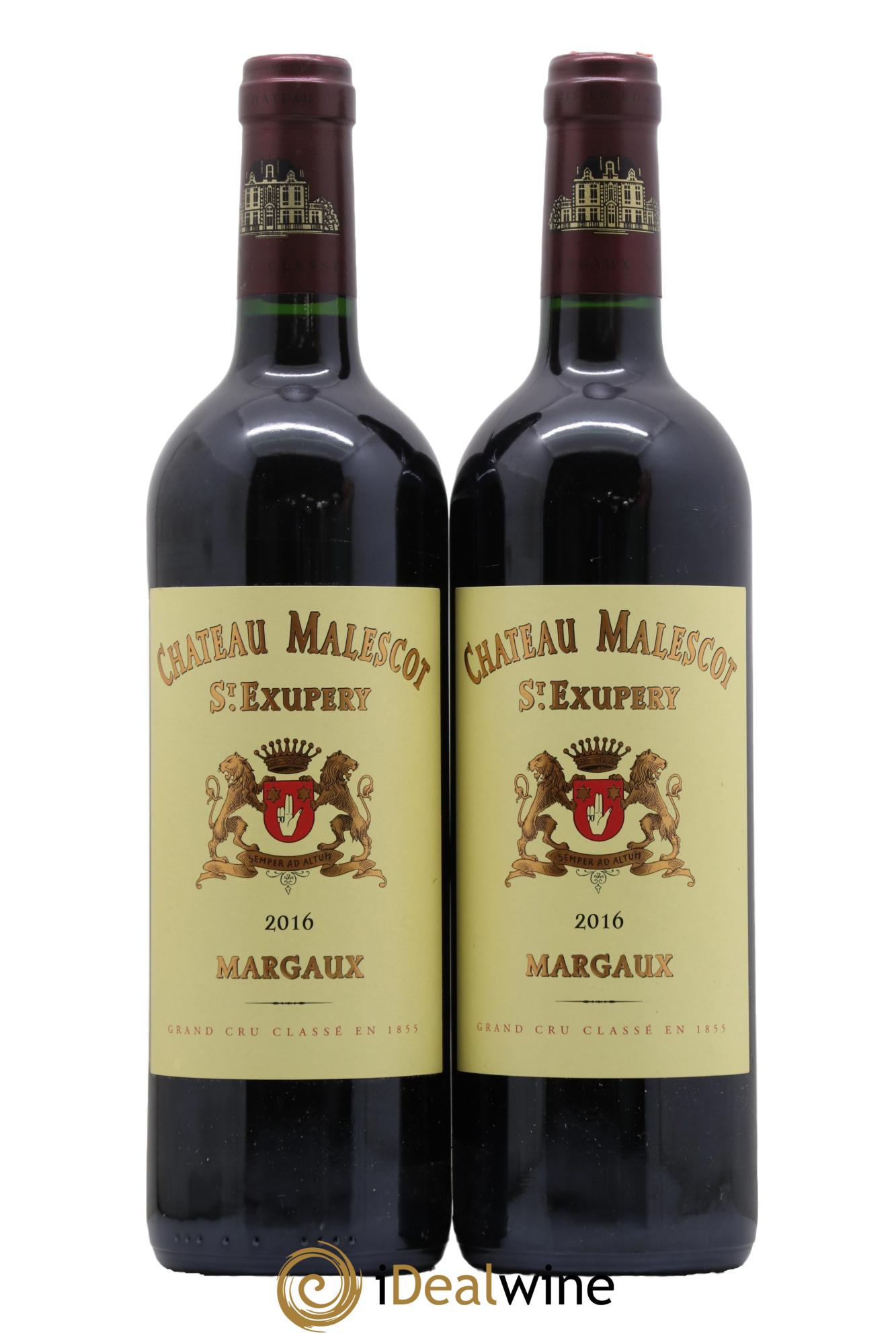 Château Malescot Saint-Exupéry 3ème Grand Cru Classé 2016 - Lot de 2 bouteilles - 0